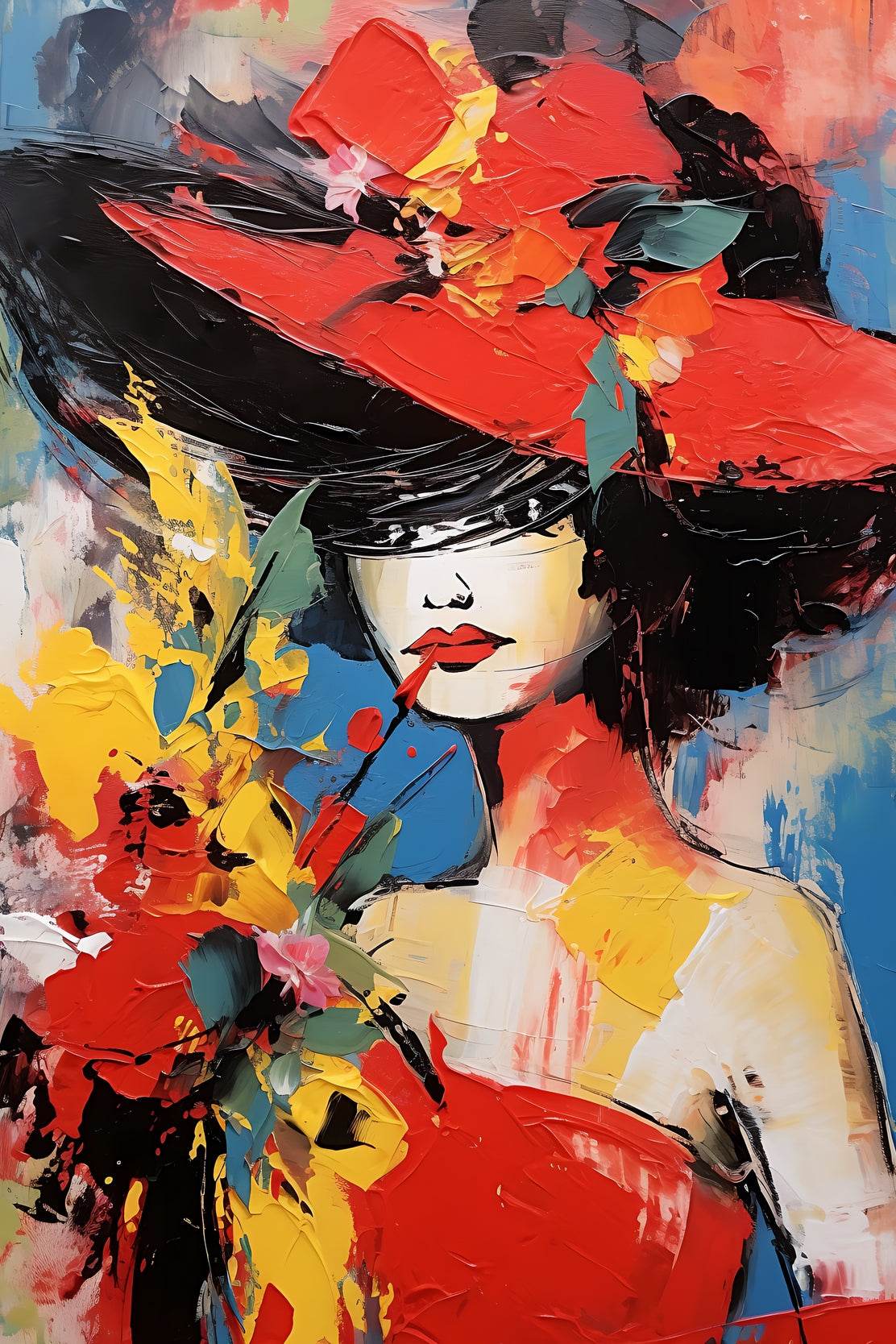 Flower Bride Painting - beink online art store