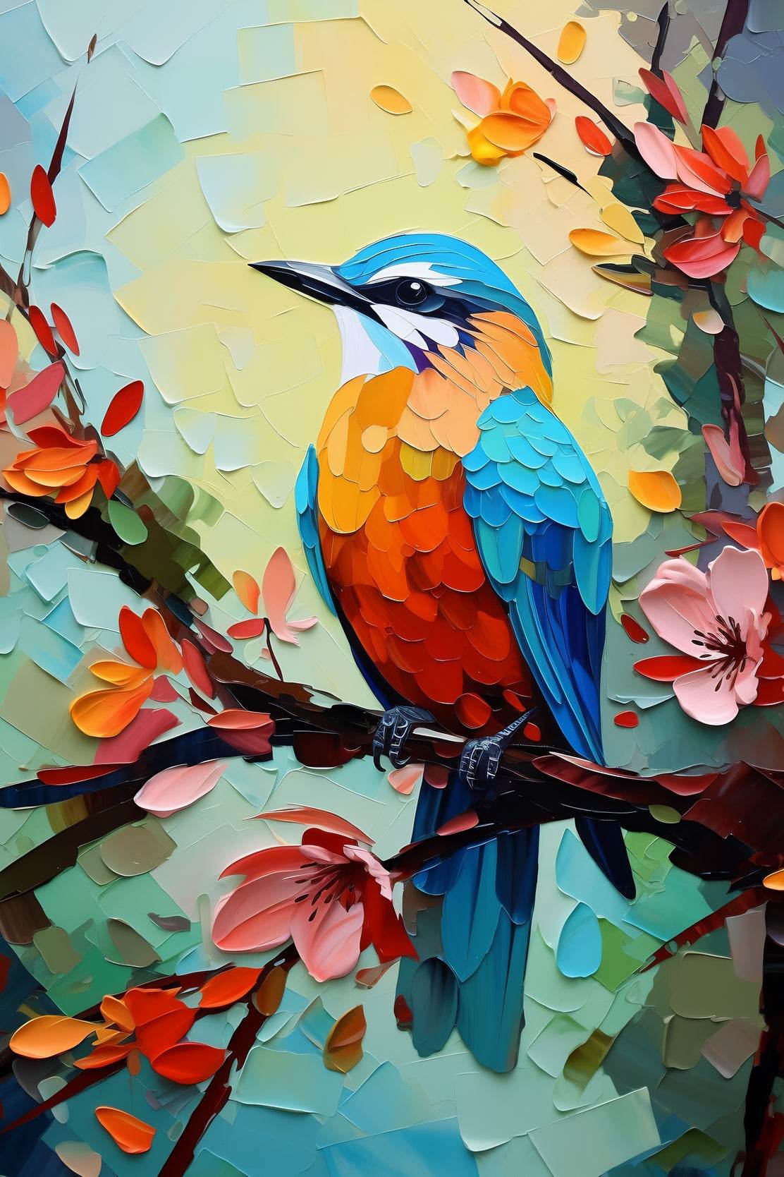 Bee Eater Bird Painting - beink online art store