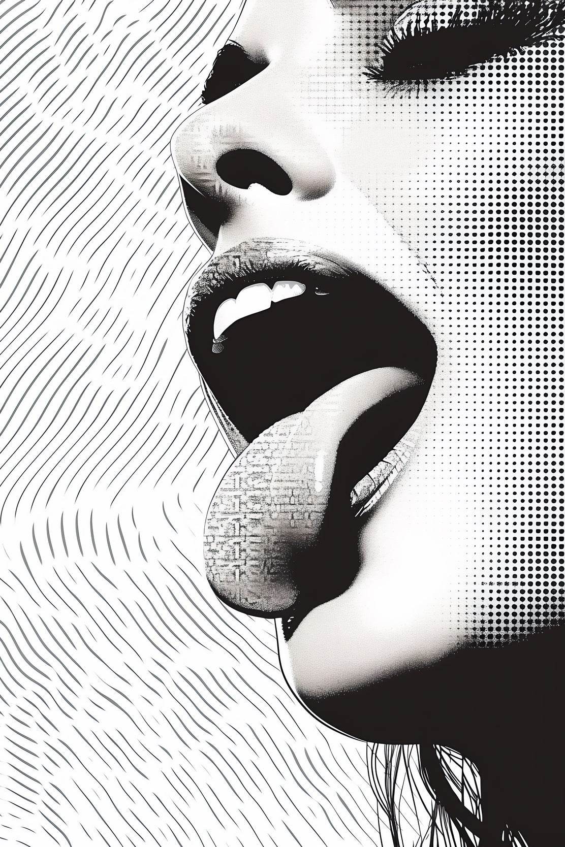 Graphic Glam Modern Wall Art - beink online art store