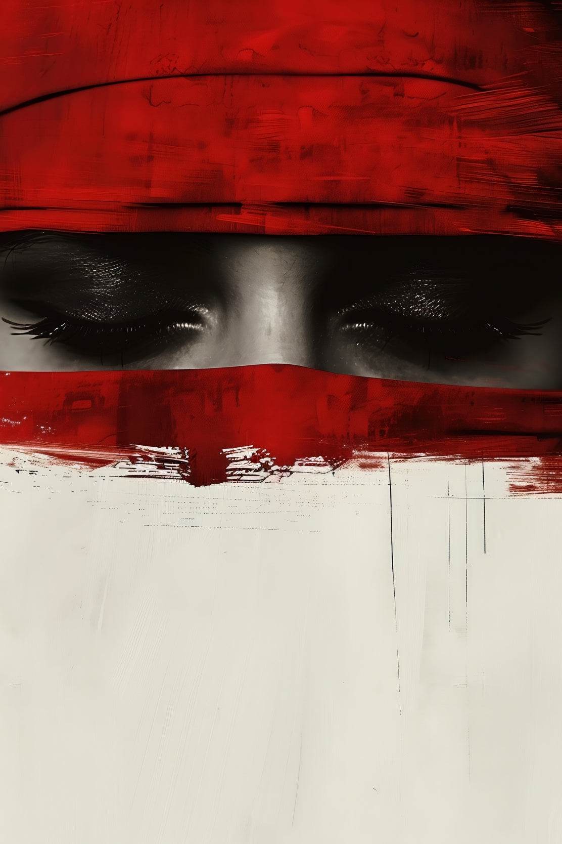Painting Protesting Violence Against Women - beink online art store