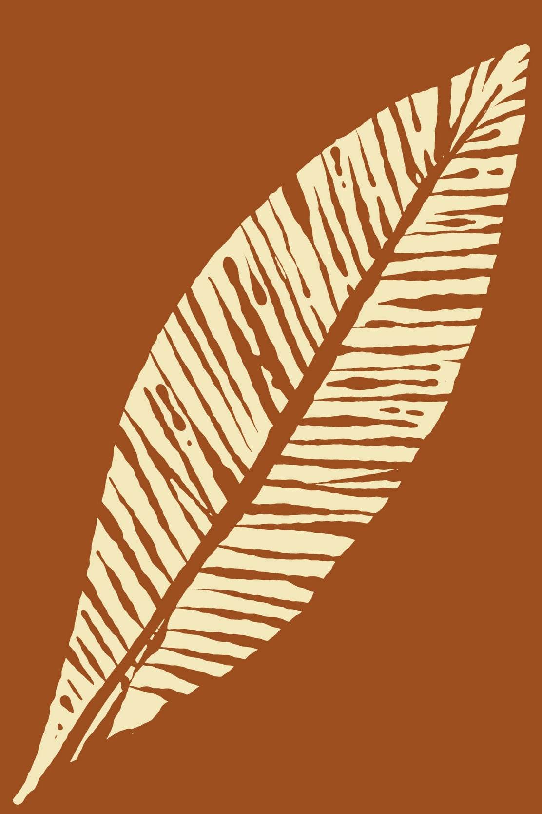 Fossils of Broad Leaved Plants Wall Art - beink online art store