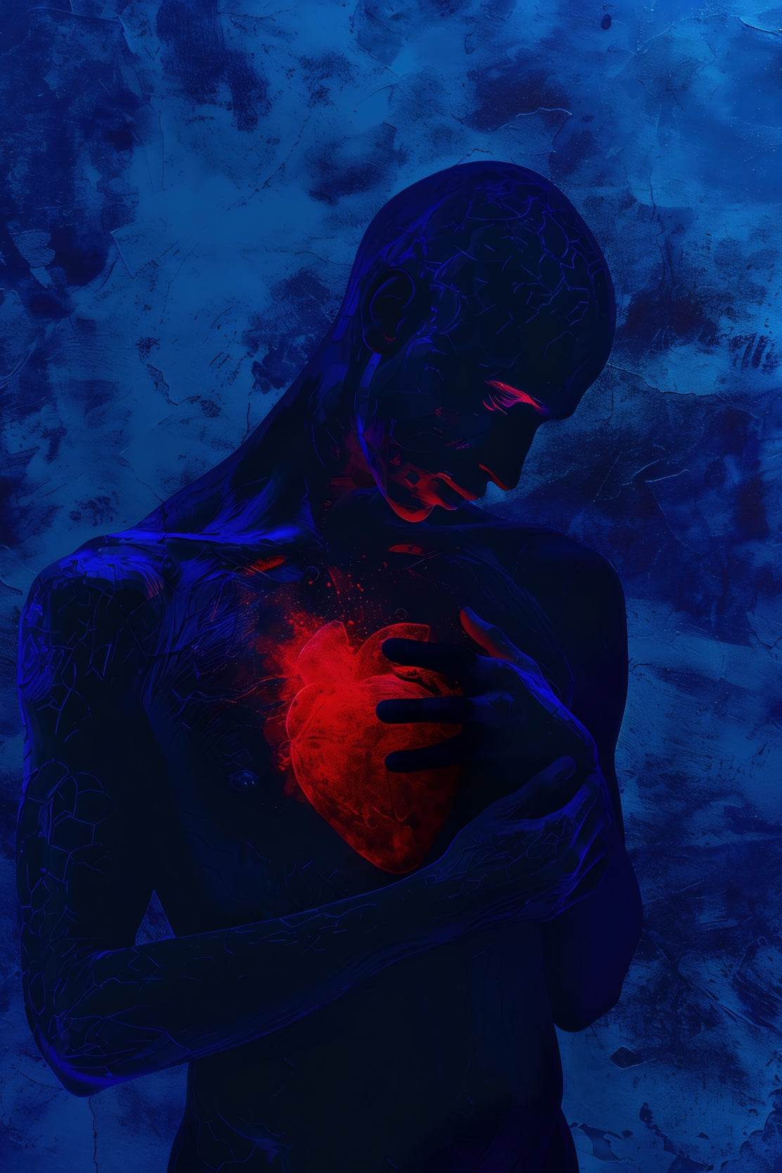 Painting Warm Heart In Cold Body Wall Art - beink online art store