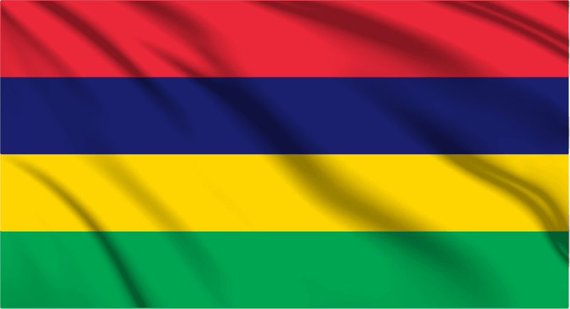 Mauritius National Flag Wall Art - beink online art store