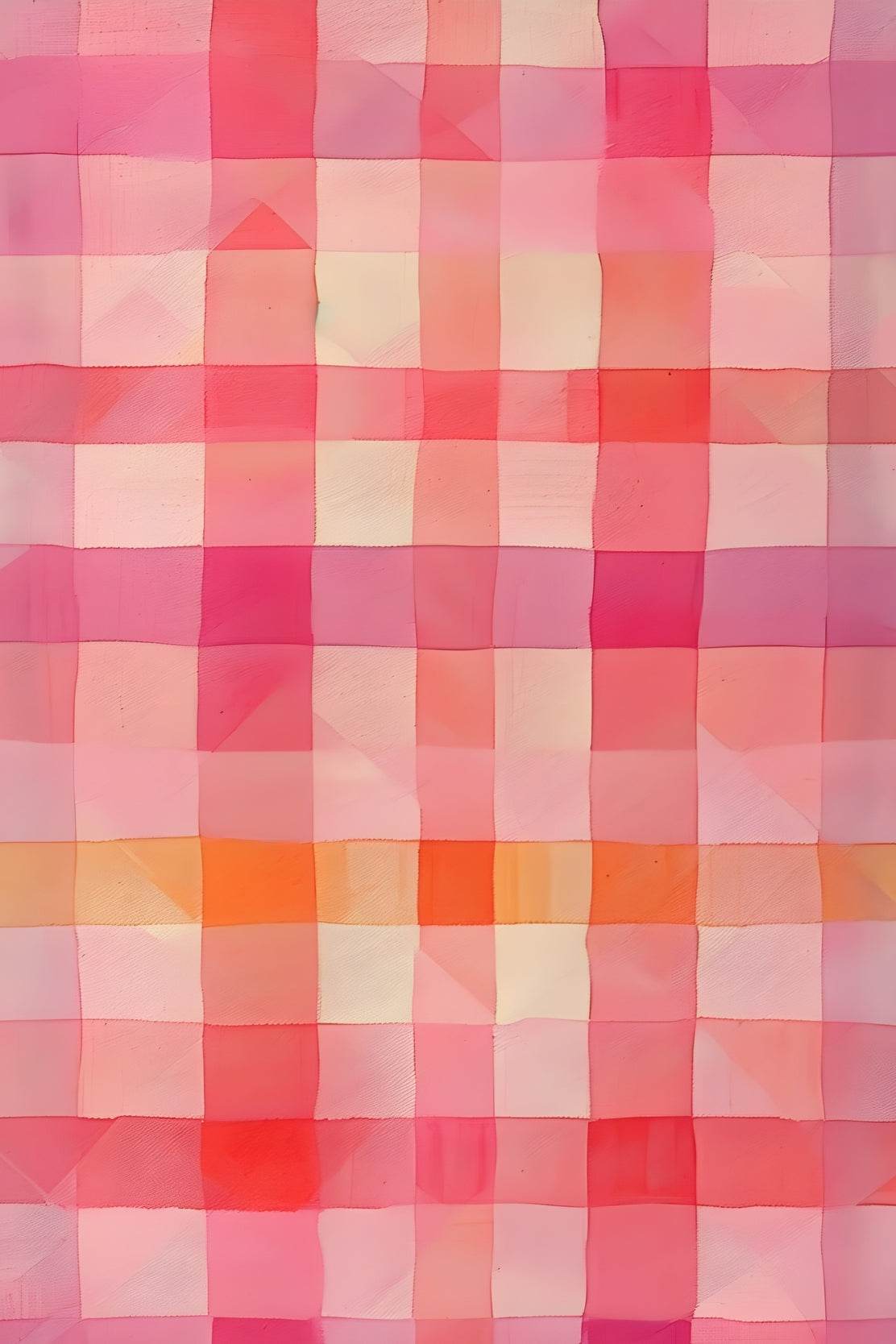 Pink Square Grid Digital Art - beink online art store