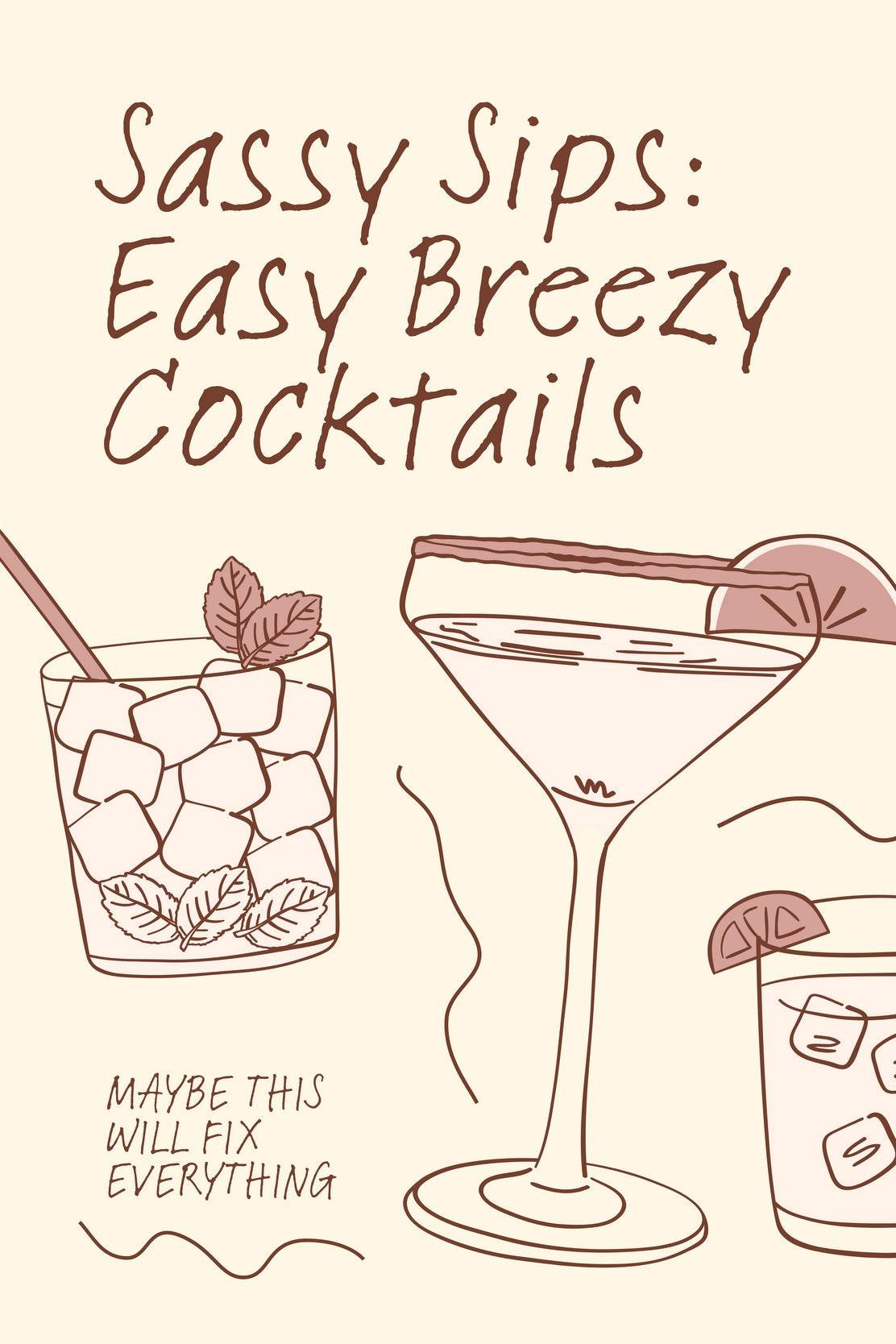 Ice Cocktail Wall Art - beink online art store