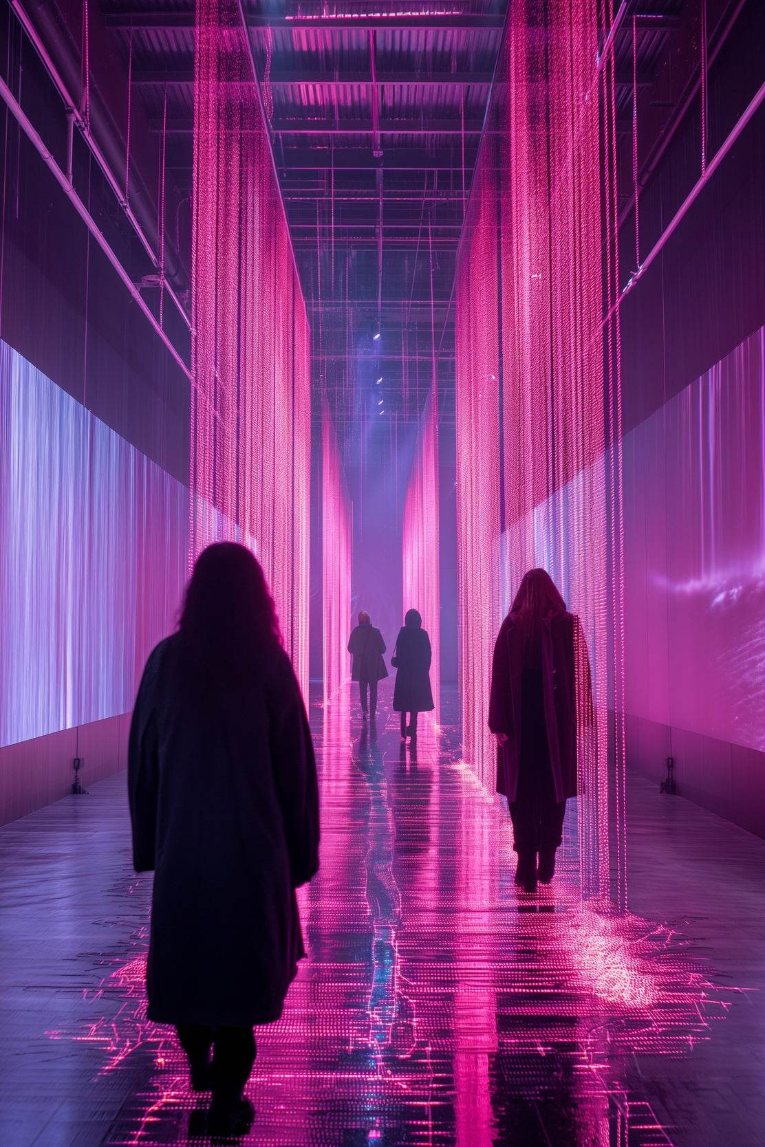 Pink Rain Wall Art - beink online art store