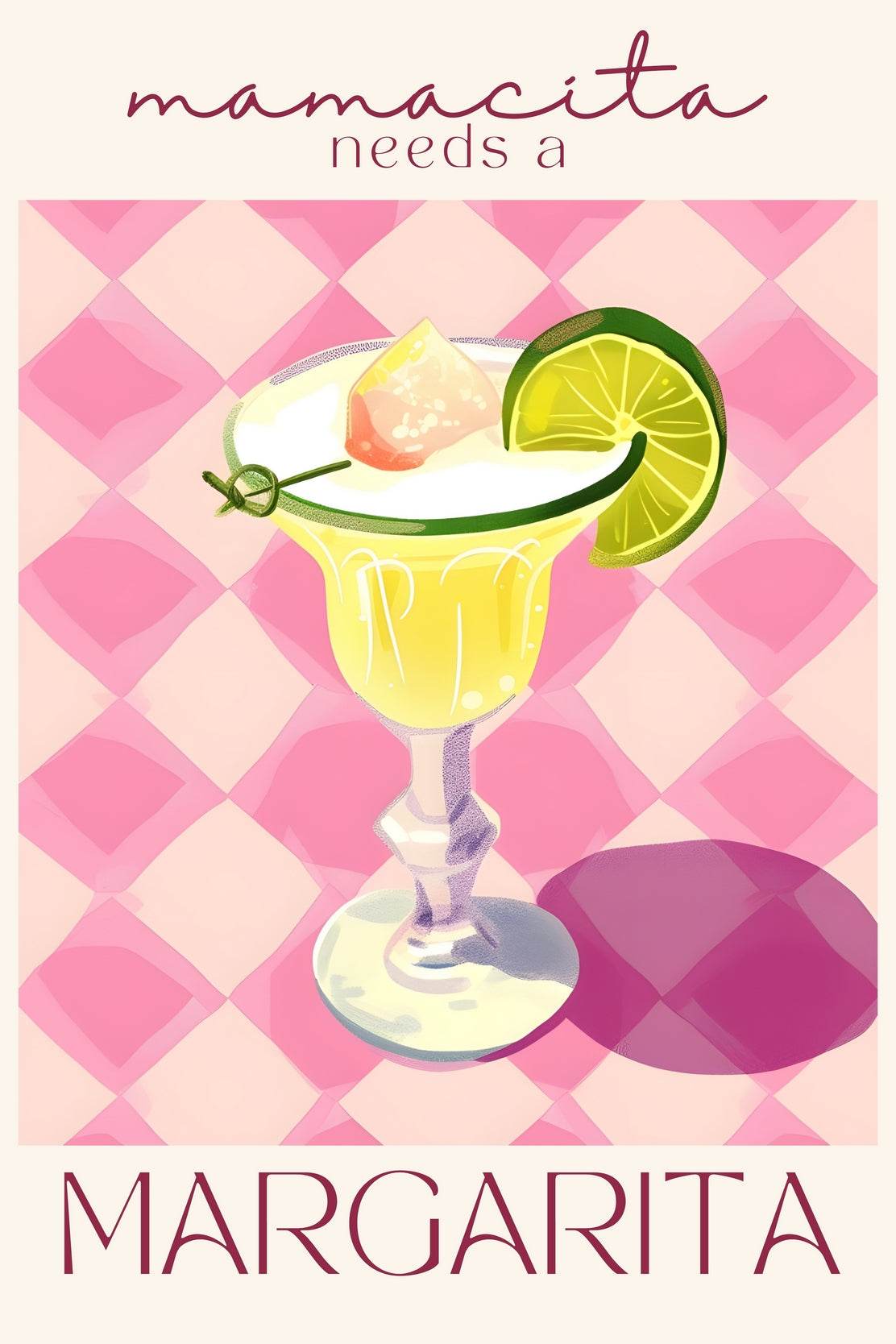 Margarita Cocktail Wall Art - beink online art store
