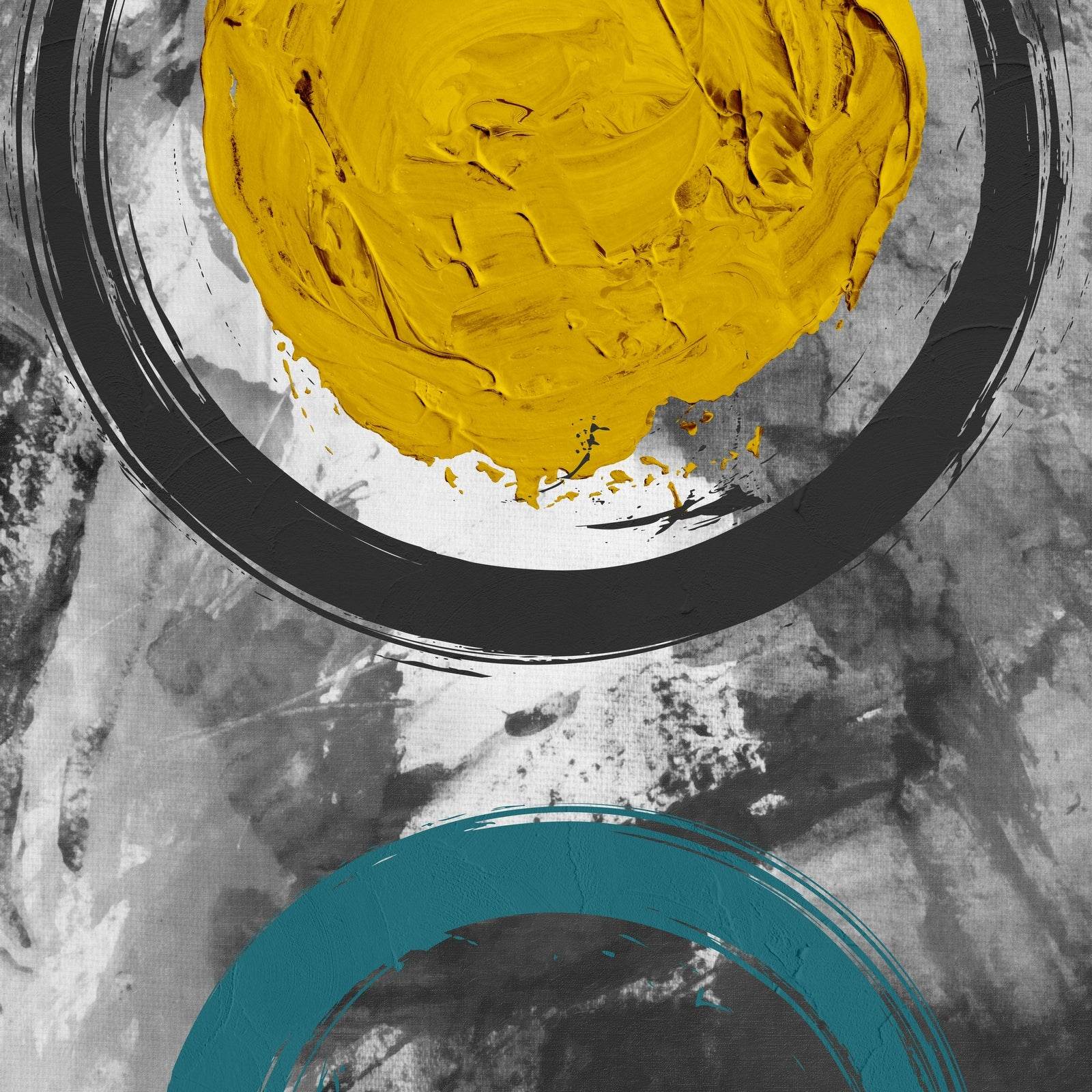 Oil Paint Brush Strokes Abstract Wall Art - beink online art store