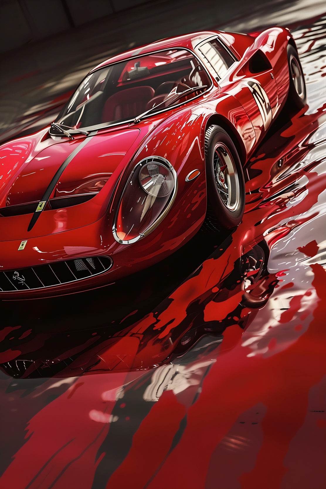 Ferrari 246 Gran Turismo Wall Art - beink online art store