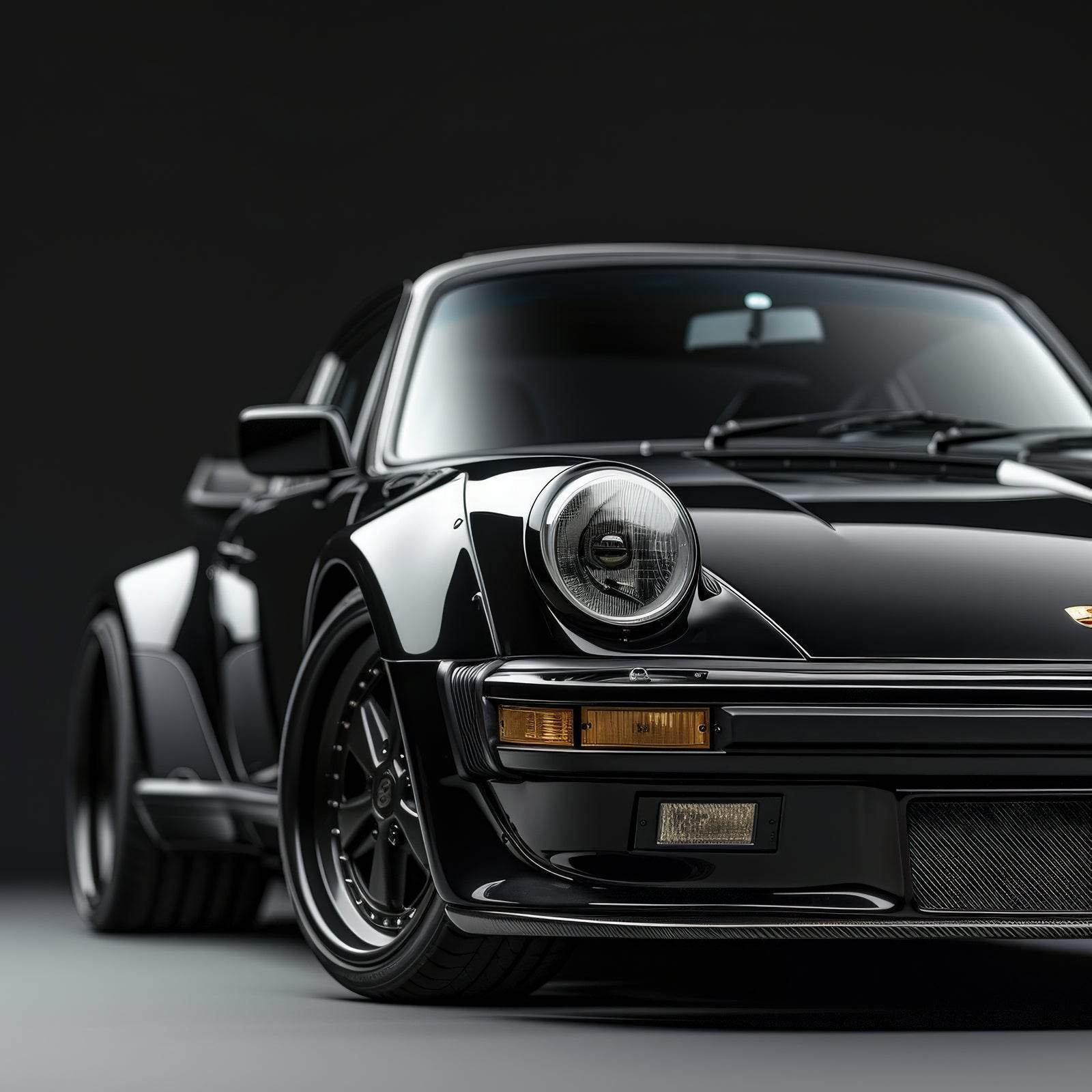 Porsche 911 Turbo (Black Bird) Wall Art - beink online art store
