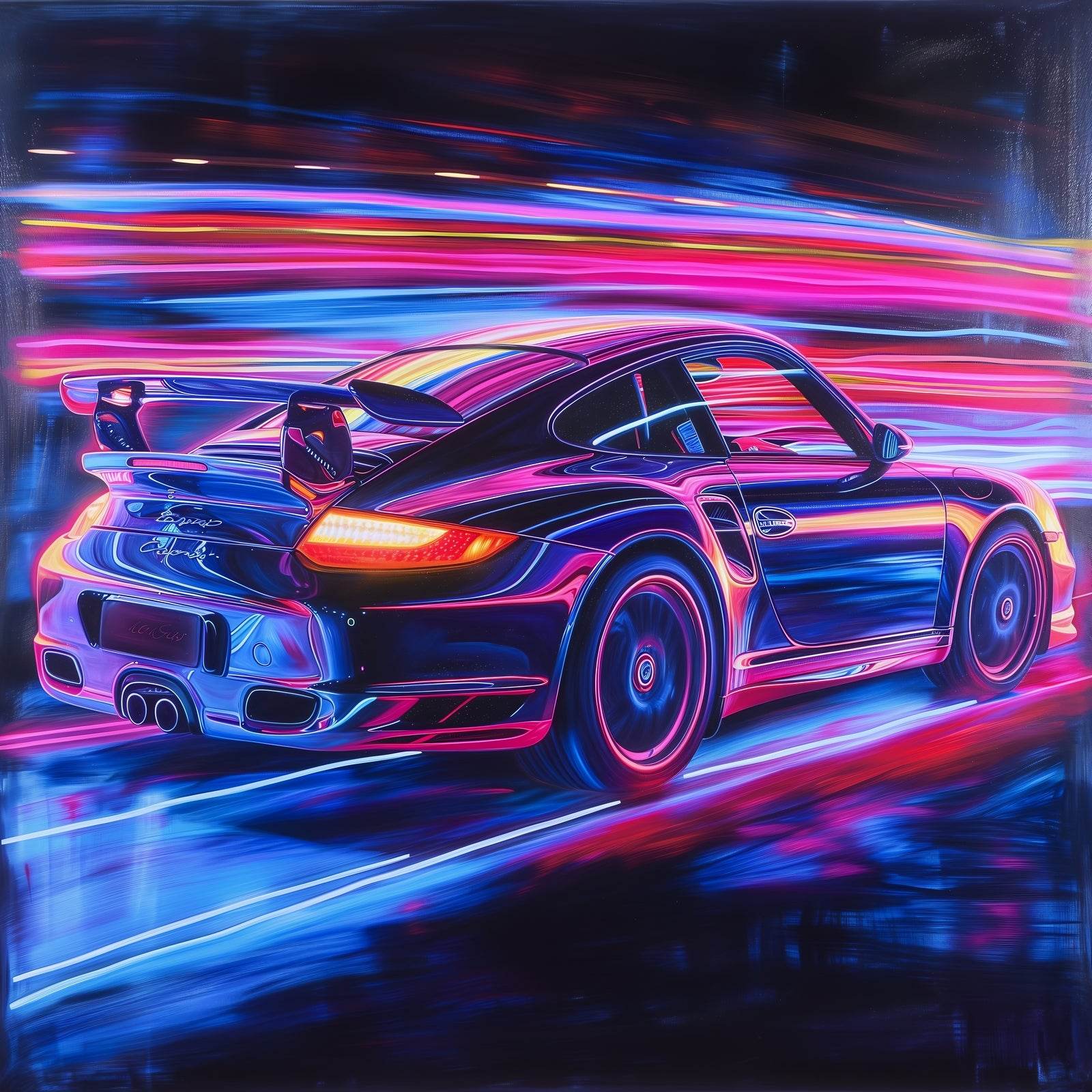 Porsche 911 GT3 RS Wall Art - beink online art store