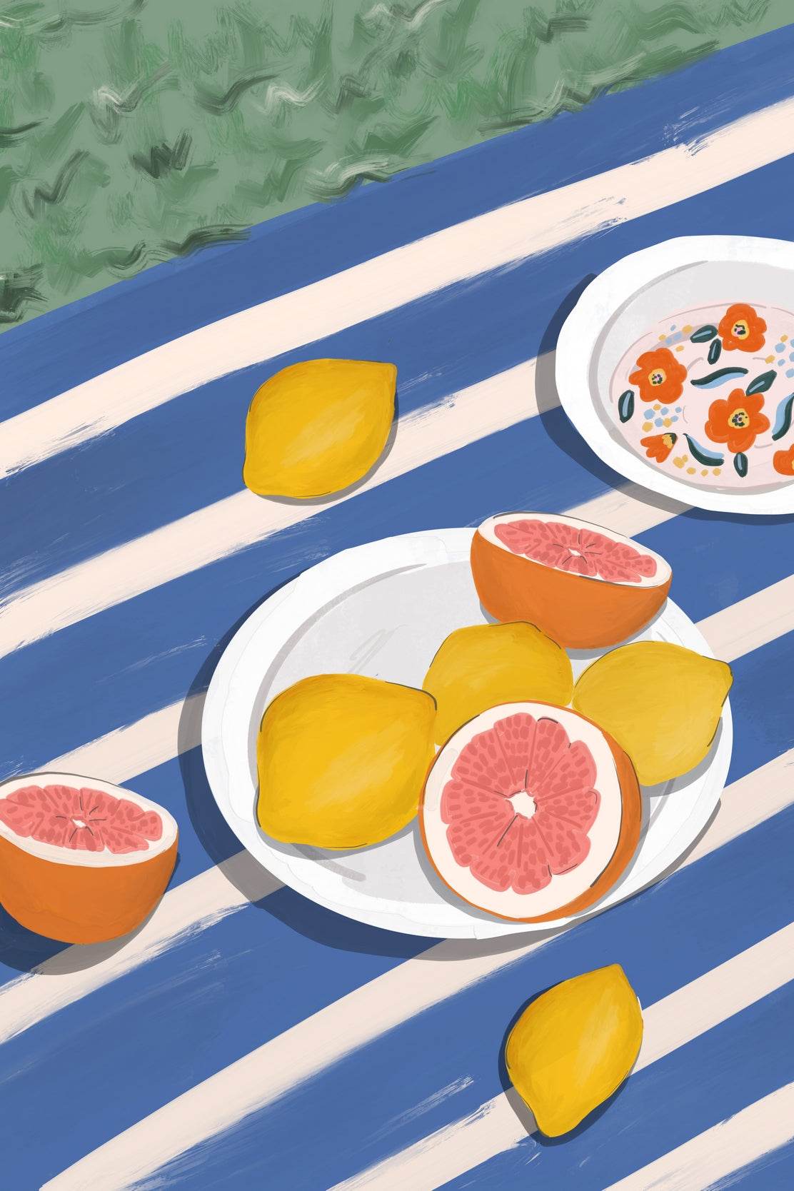 Plate of Lemon And Orange Wall Art - beink online art store