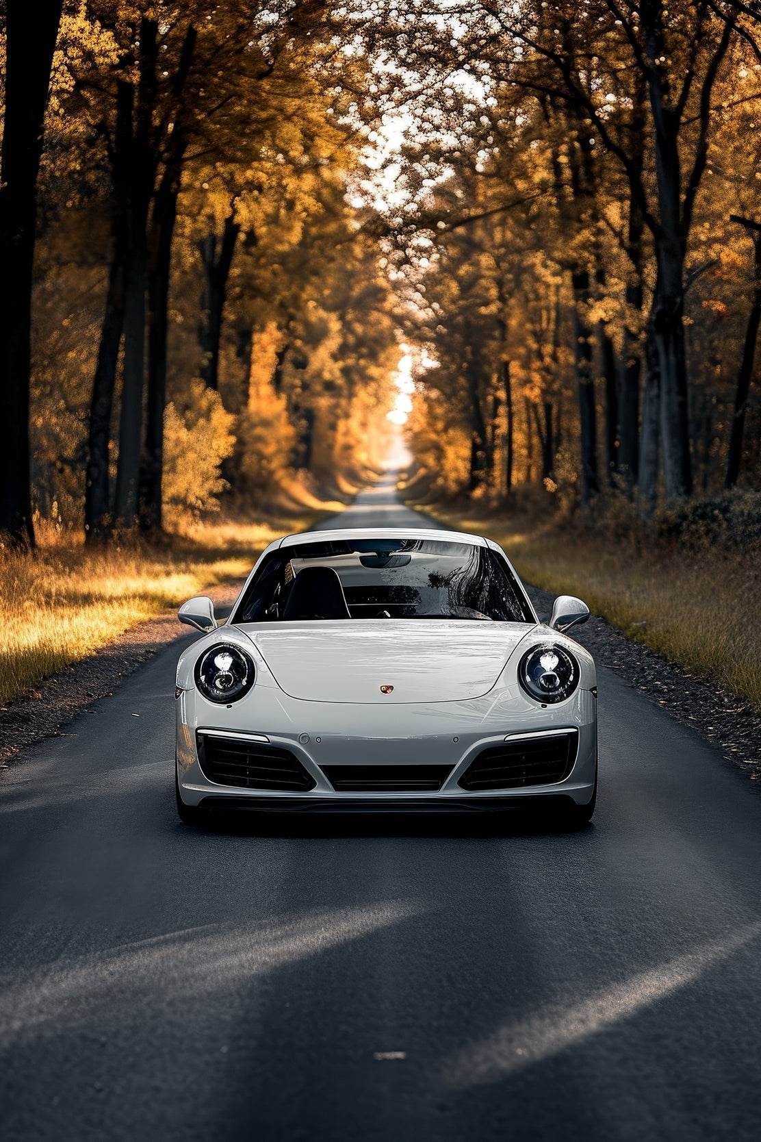 Porsche Carrera White Wall Art - beink online art store
