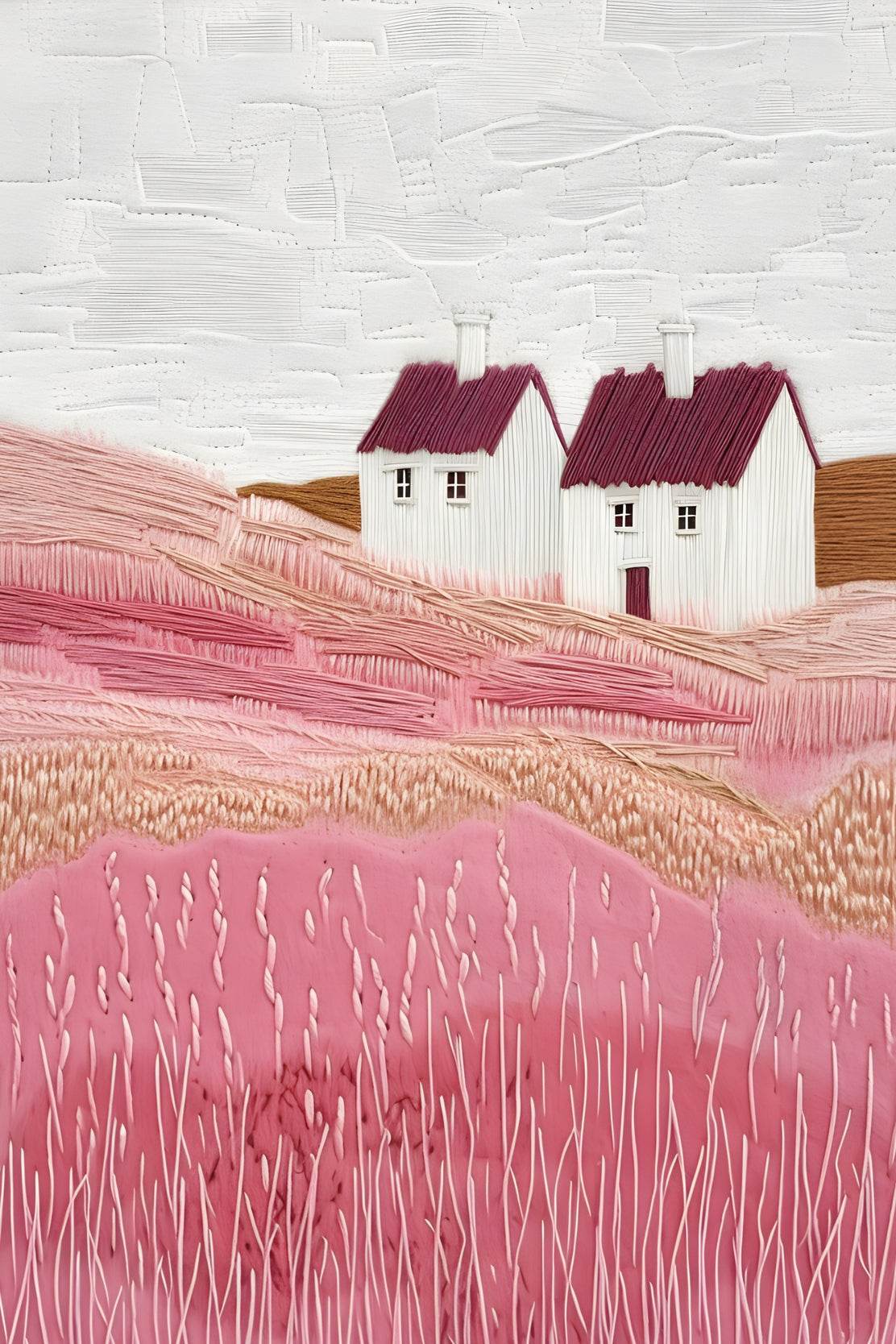 House and Landcape Painting Digital Art - beink online art store