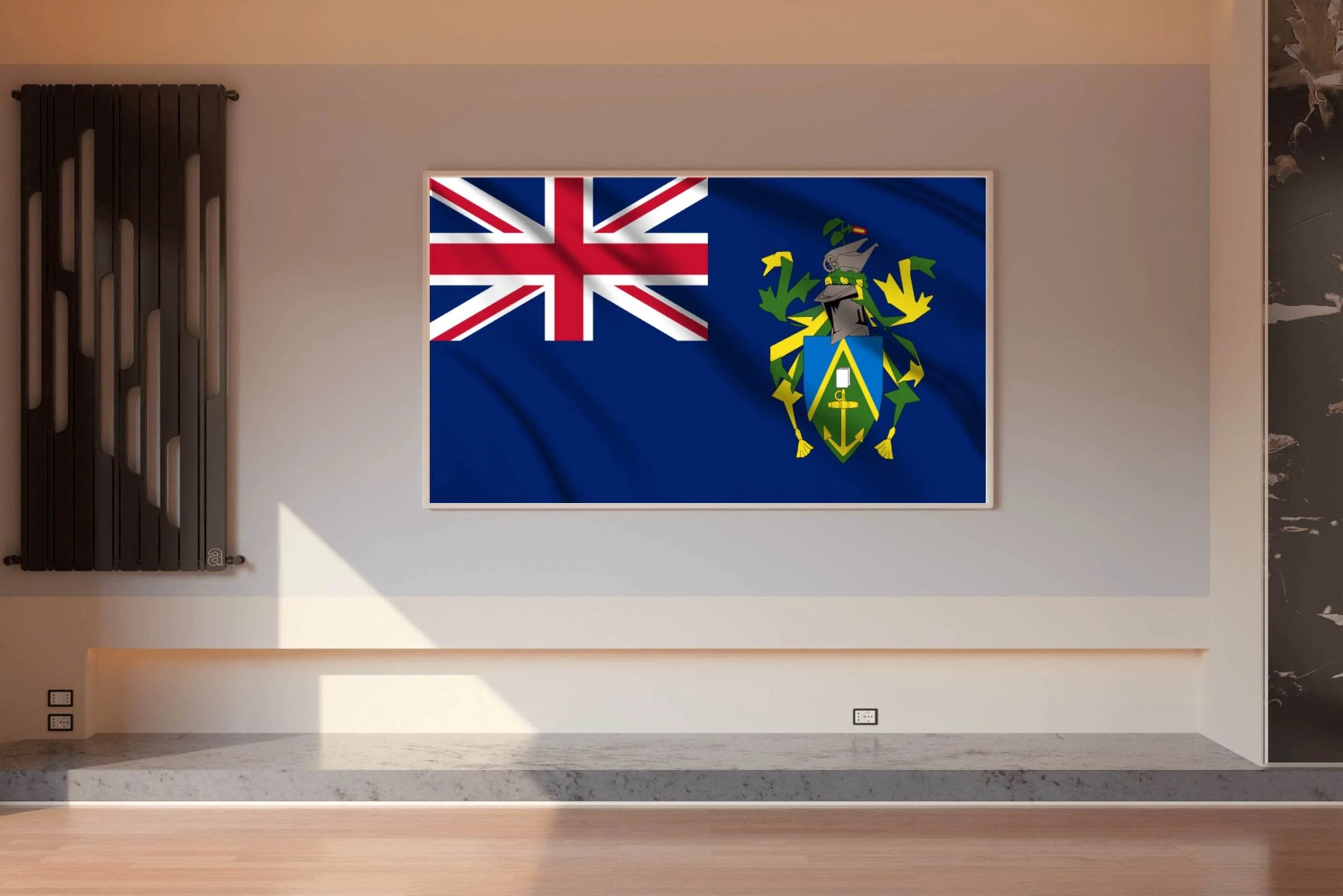 Pitcairn Islands National Flag Wall Art - beink online art store