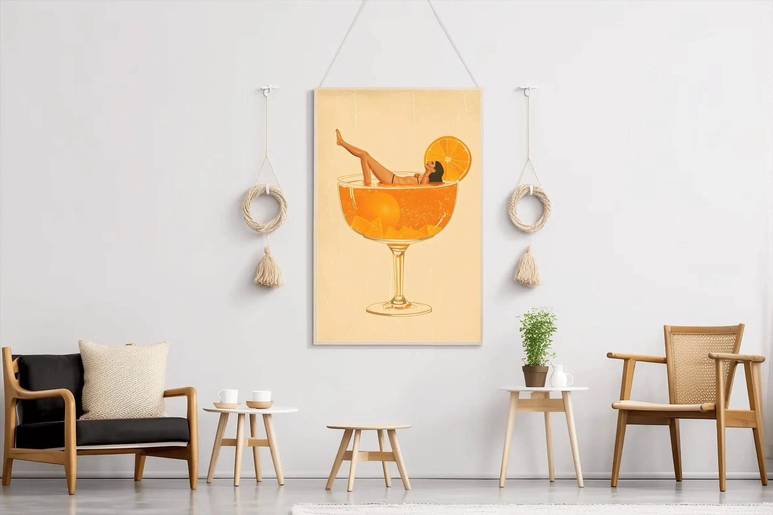 Pinup Girl In Beer Wall Art - beink online art store