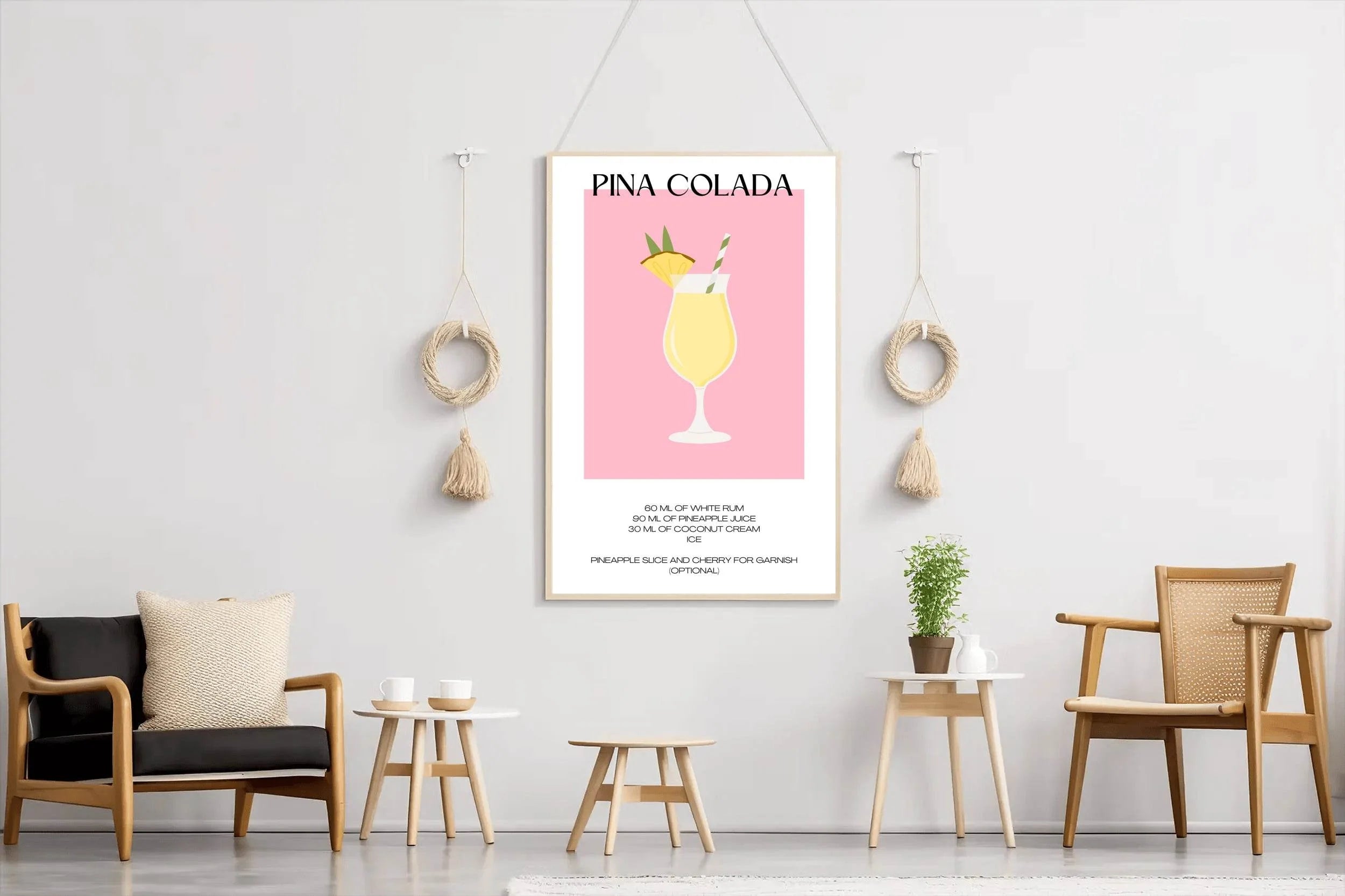 Pina Colada lemon Wall Art - beink online art store