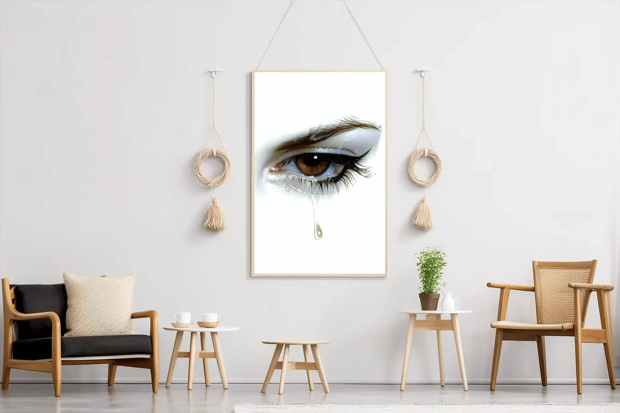 Silent Sorrow Modern Wall Art - beink online art store