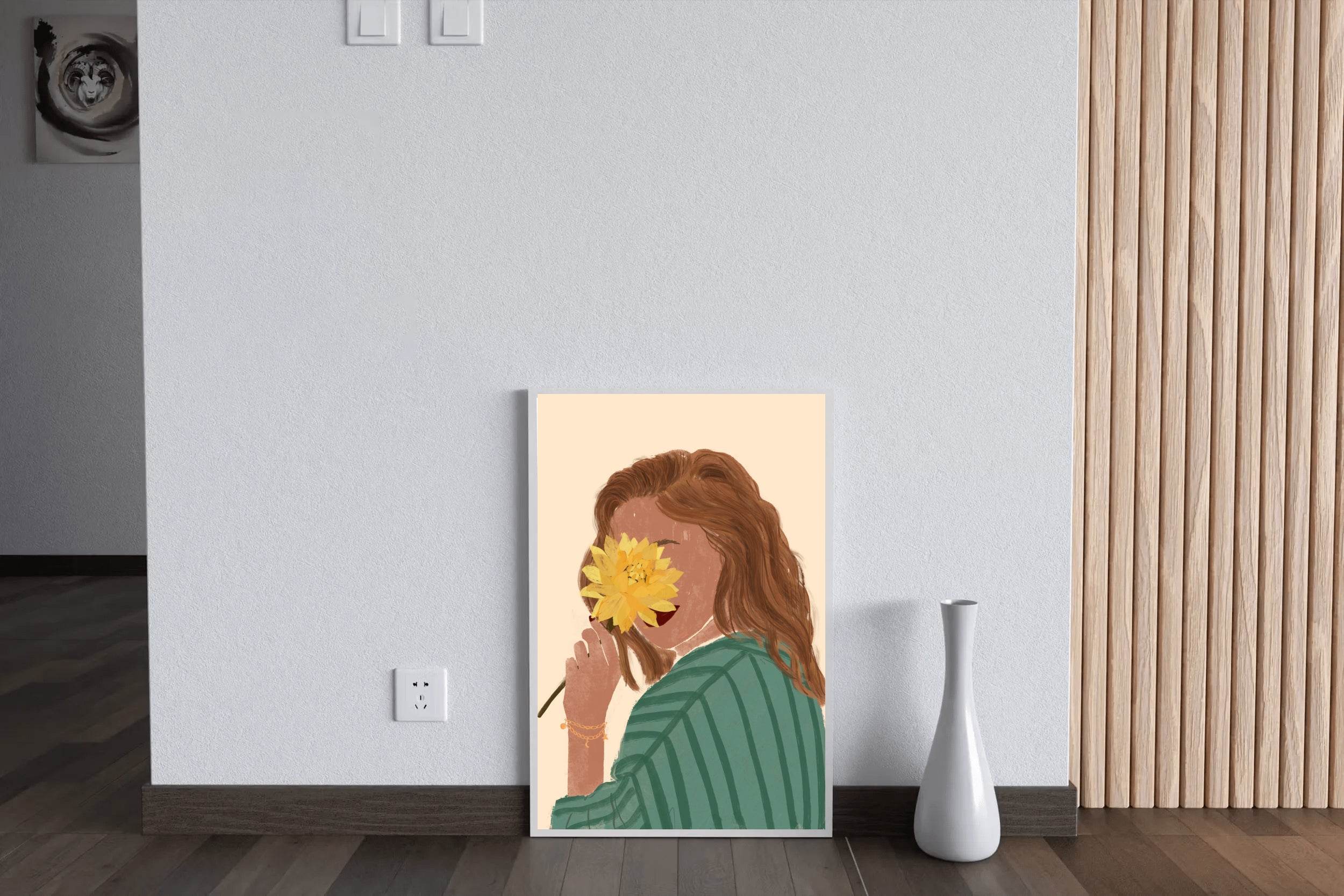 Place The Chrysanthemum on Her Face Wall Art - beink online art store
