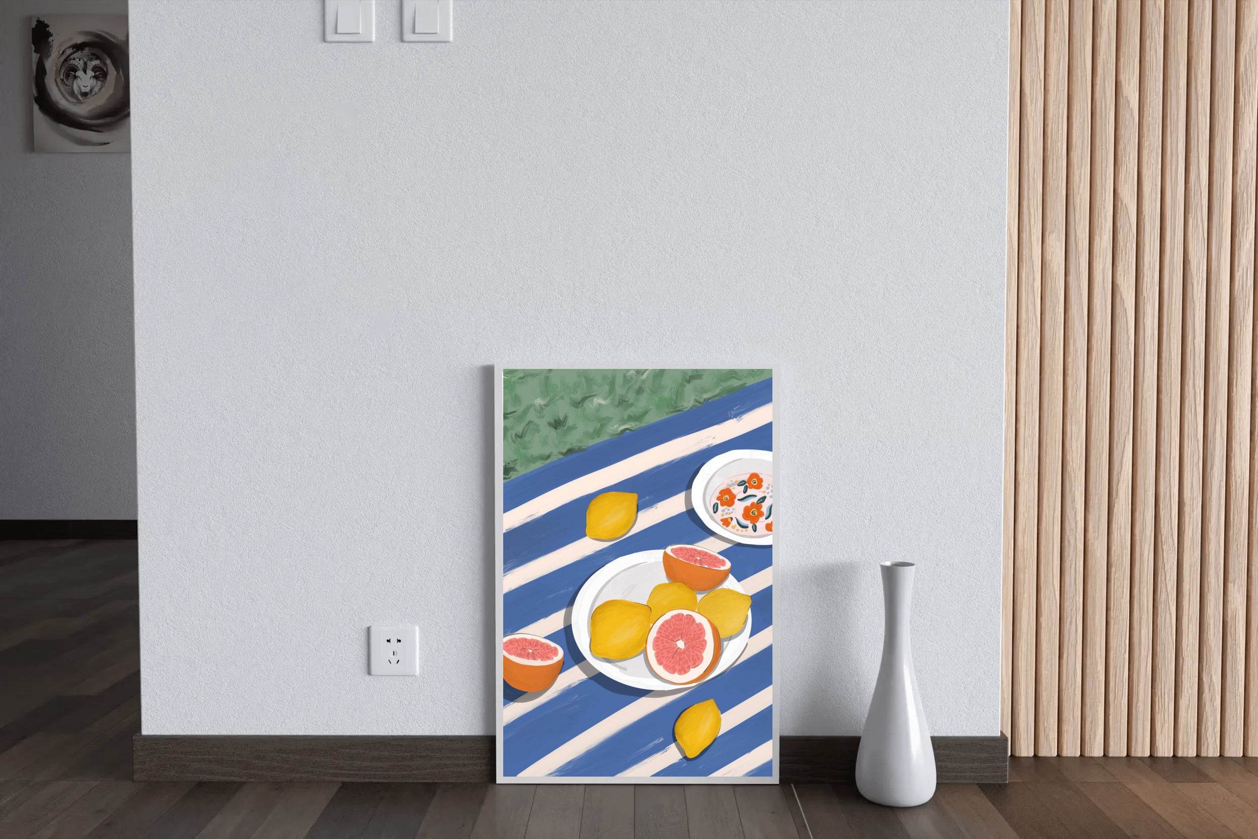 Plate of Lemon And Orange Wall Art - beink online art store