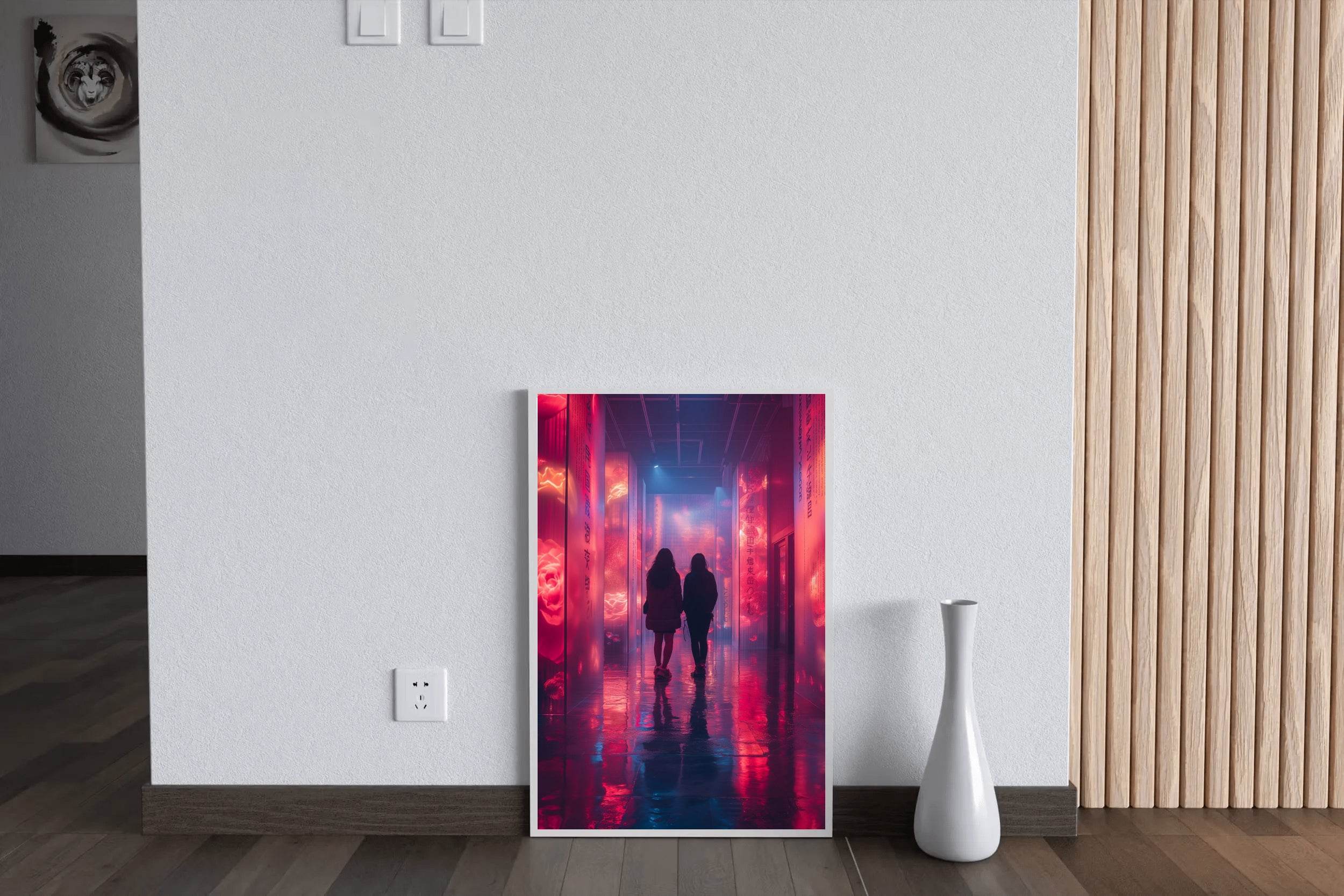 Pink Boards Wall Aet - beink online art store