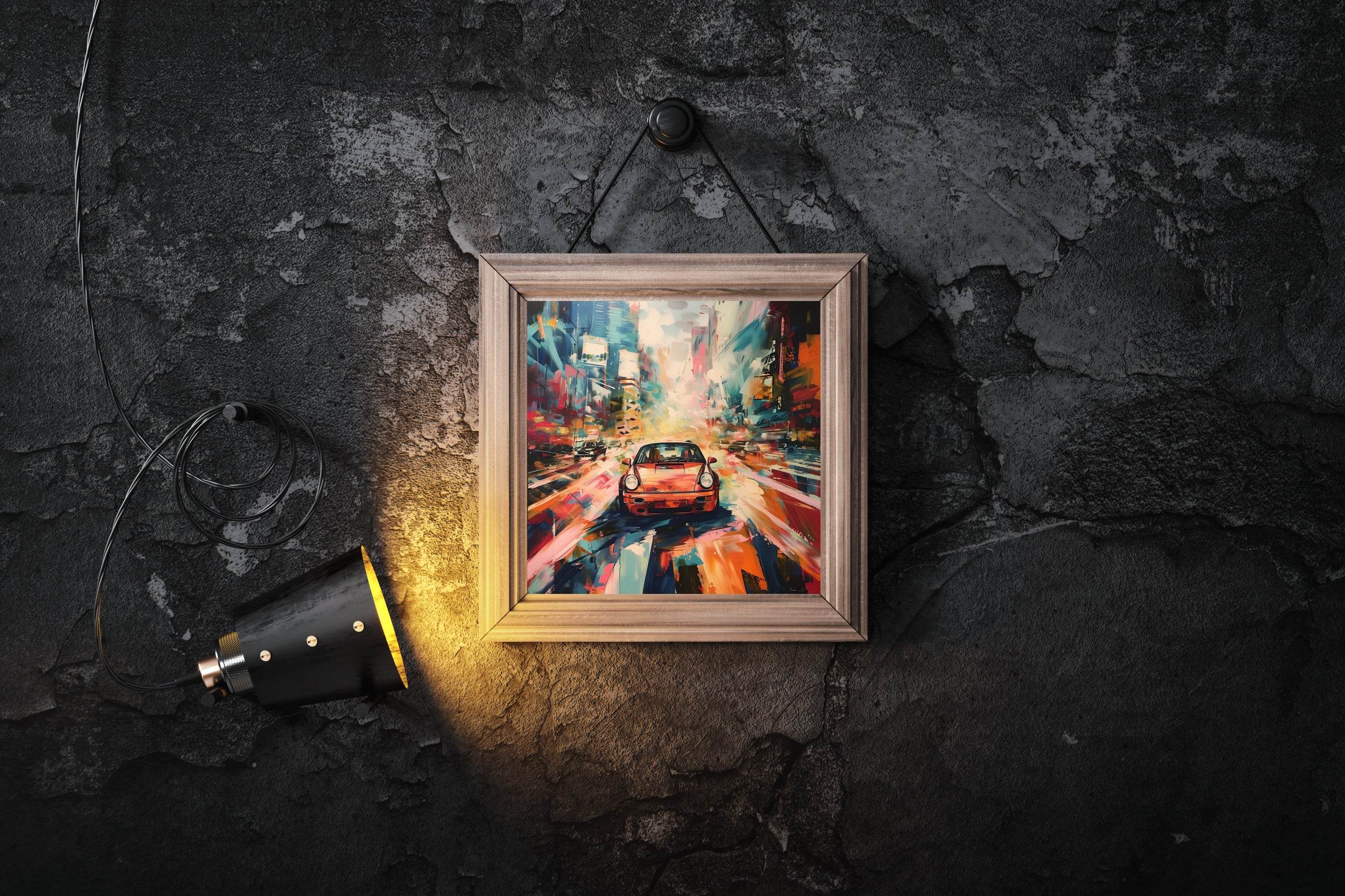 Porsche 911 Turbo Sport Wall Art - beink online art store