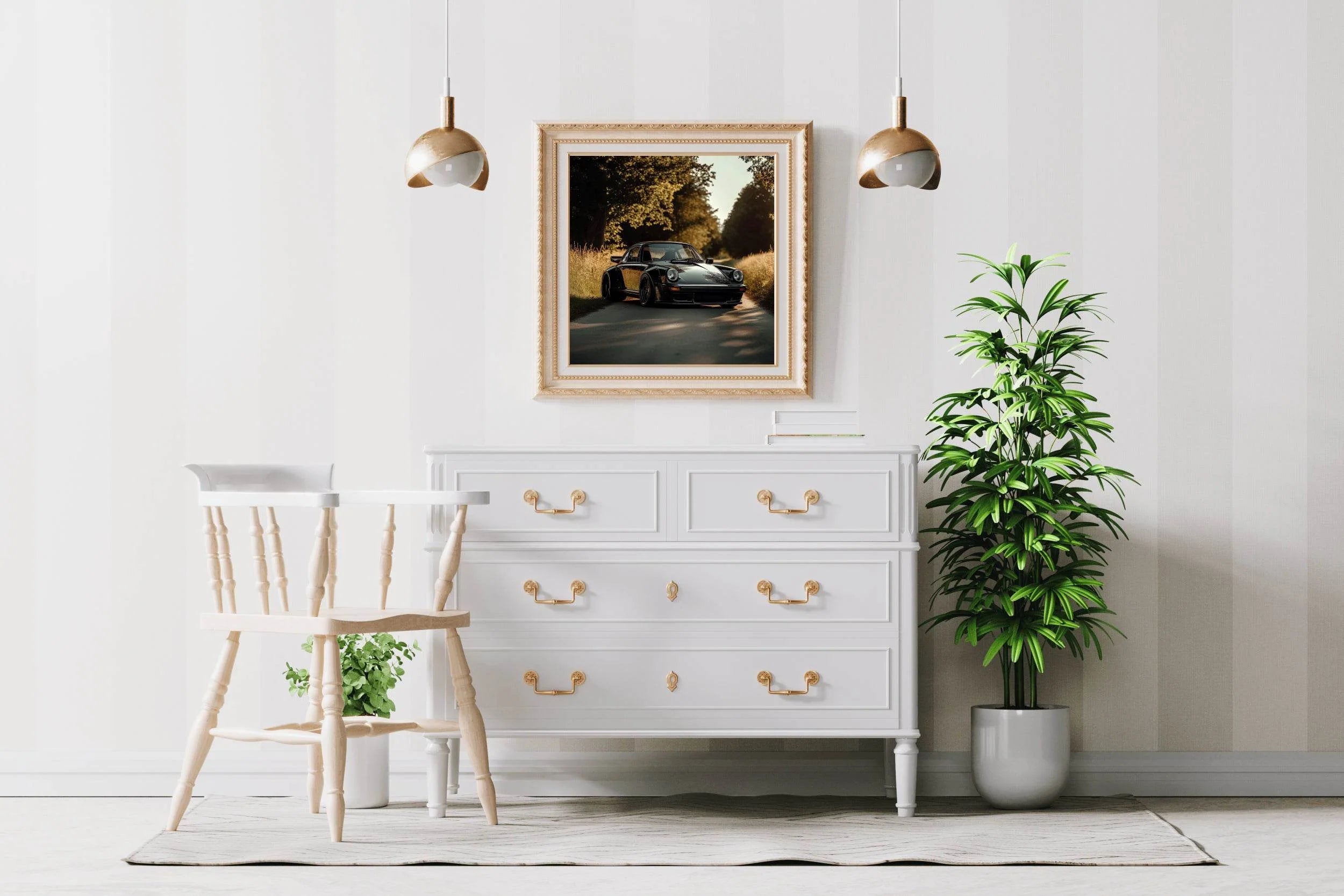 Porsche 911 Minimalist Wall Art - beink online art store