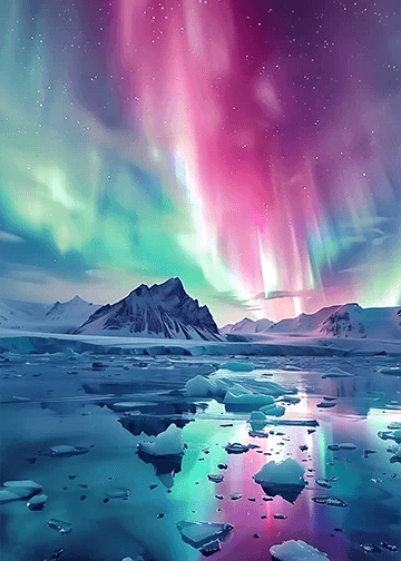Aurora Borealis - beink online art store