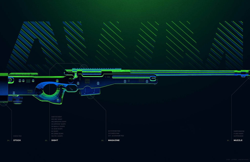 PUBG Custom Weapon Gaming Wall Art - beink online art store