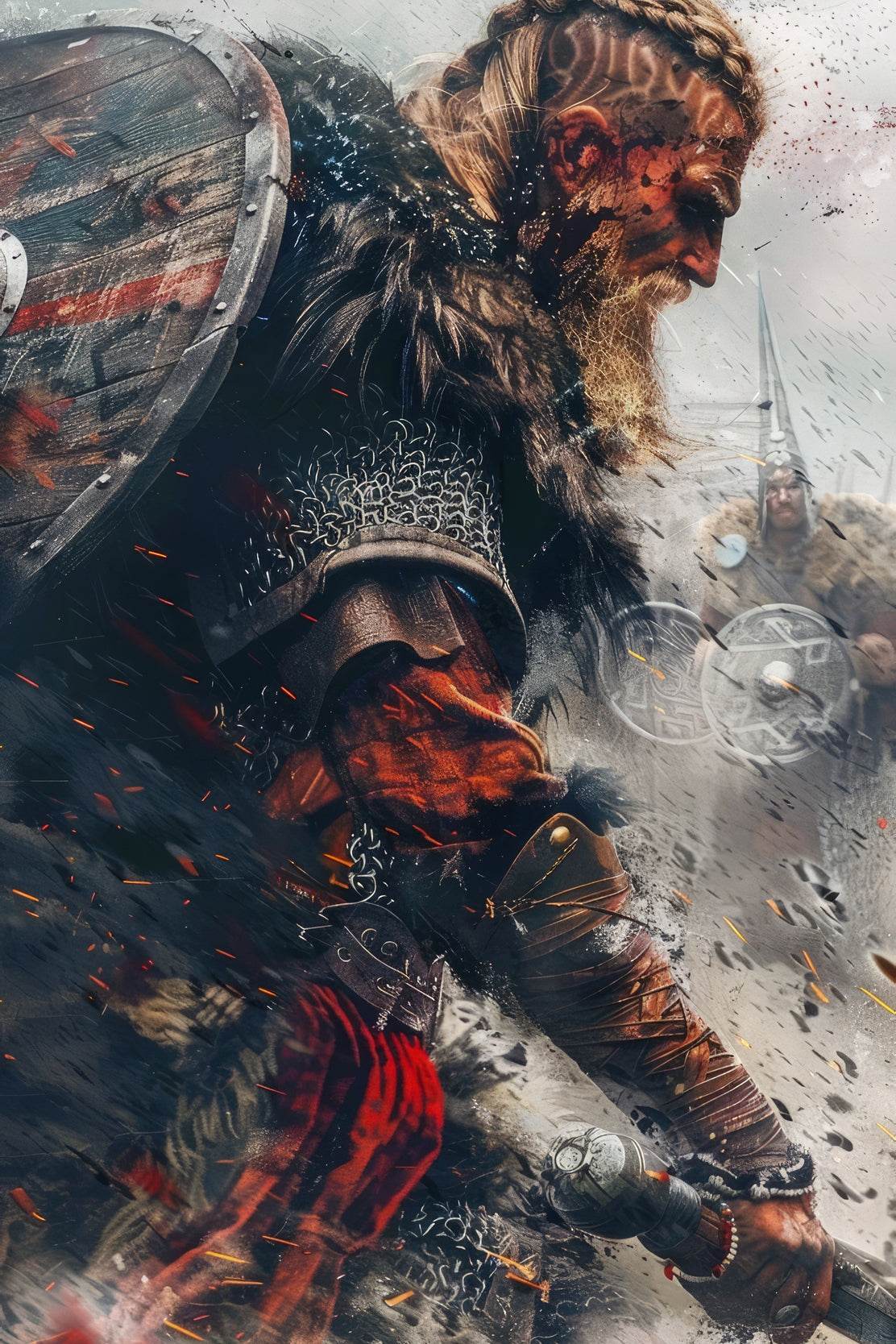 Viking Warrior Digital Art - beink online art store
