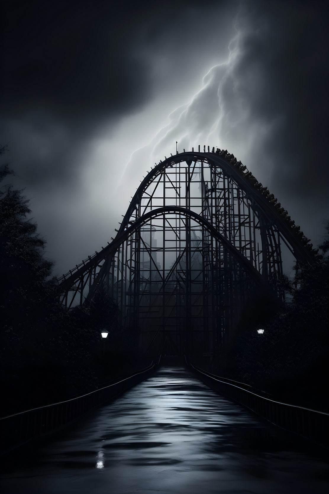 Dark Road Wall Art - beink online art store