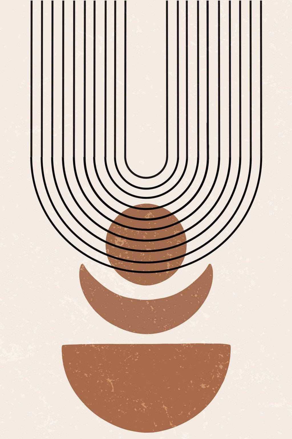 Aesthetics of Geometric Balance Shapes Wall Art - beink online art store