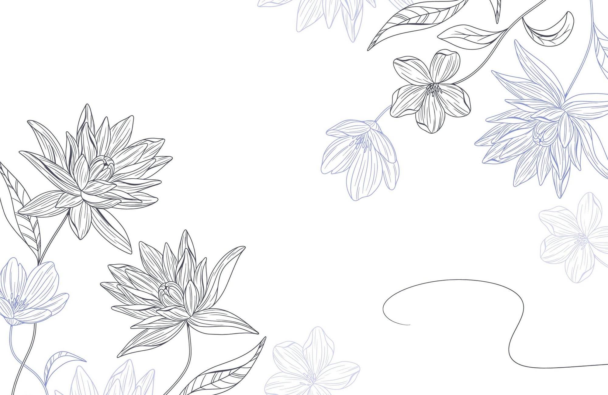Floral Borders Wall Art - beink online art store