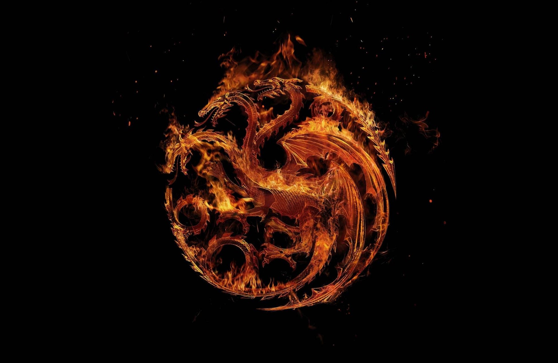 House of the Dragon with Fire Dragon Wall Art - beink online art store