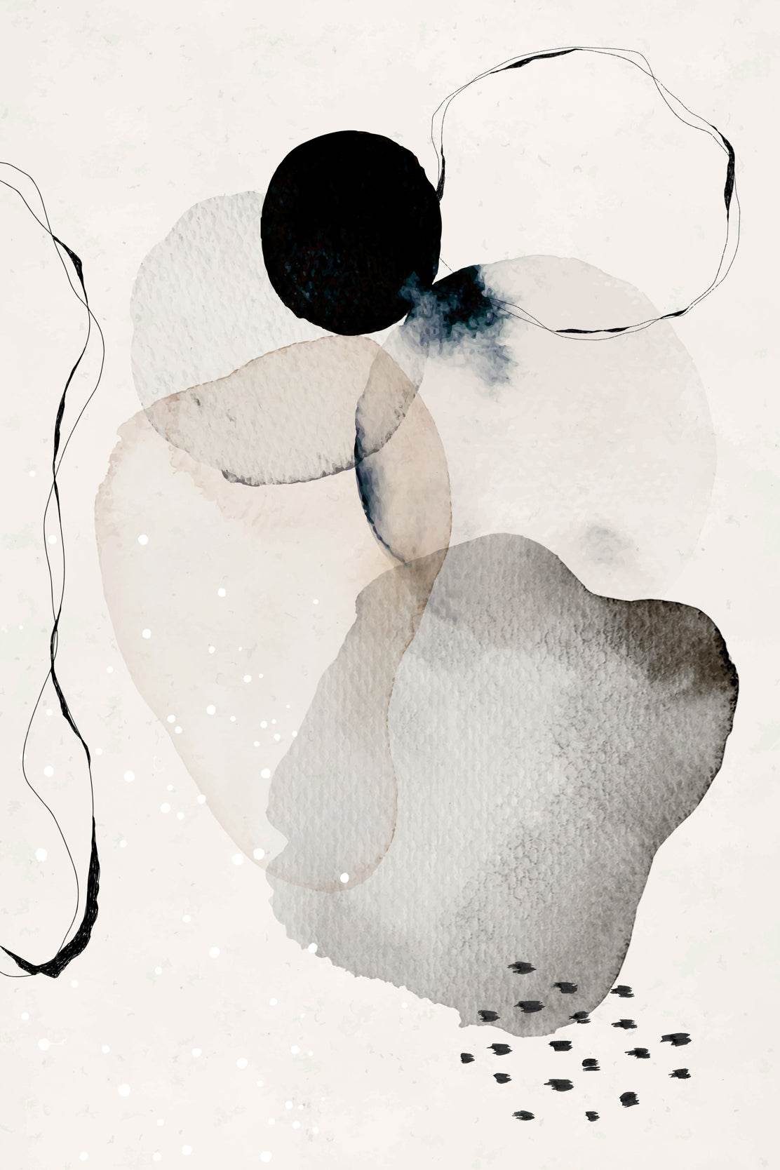 Watercolor Abstract Wall Art - beink online art store