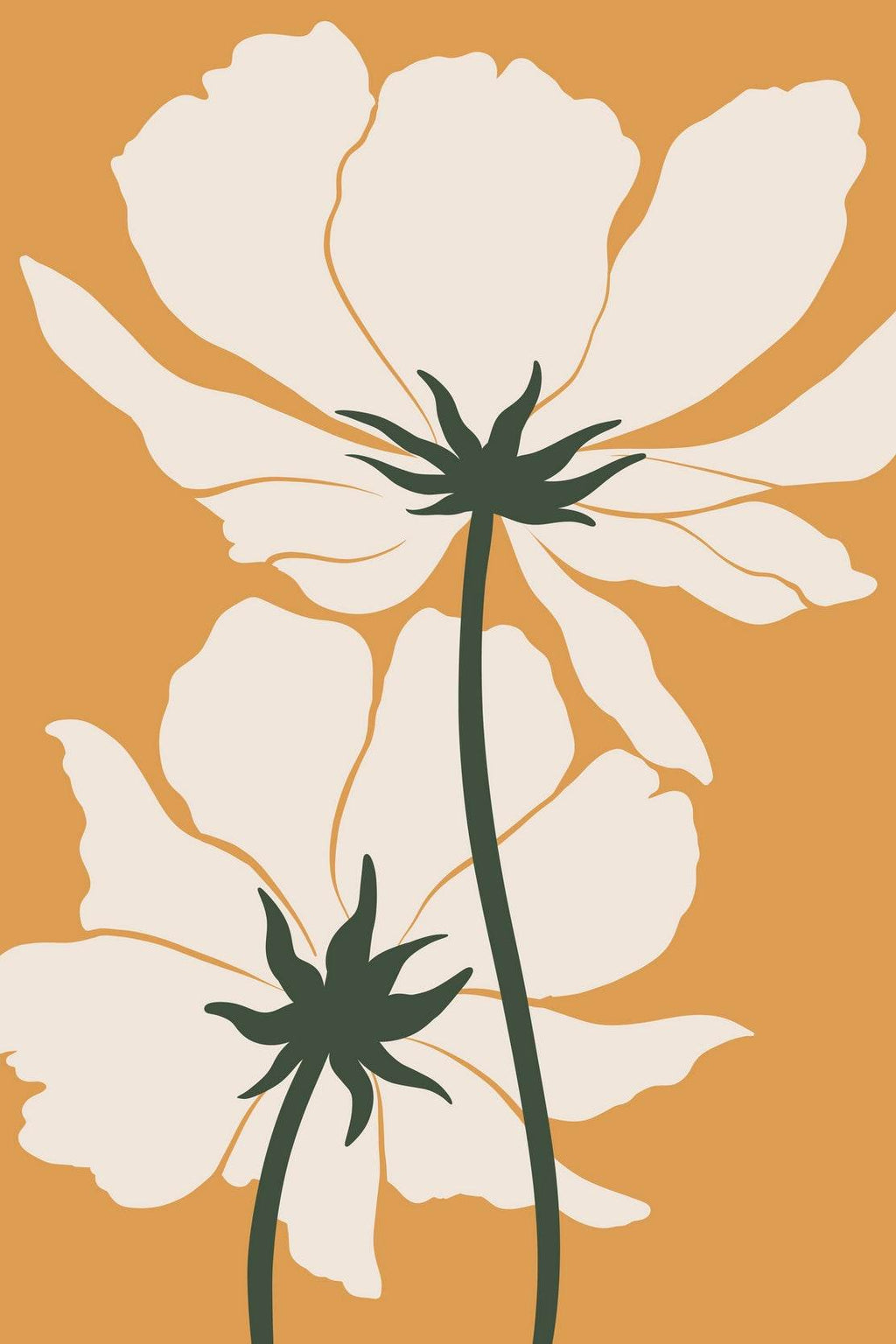 Beautiful Poppy Flowers Wall Art - beink online art store
