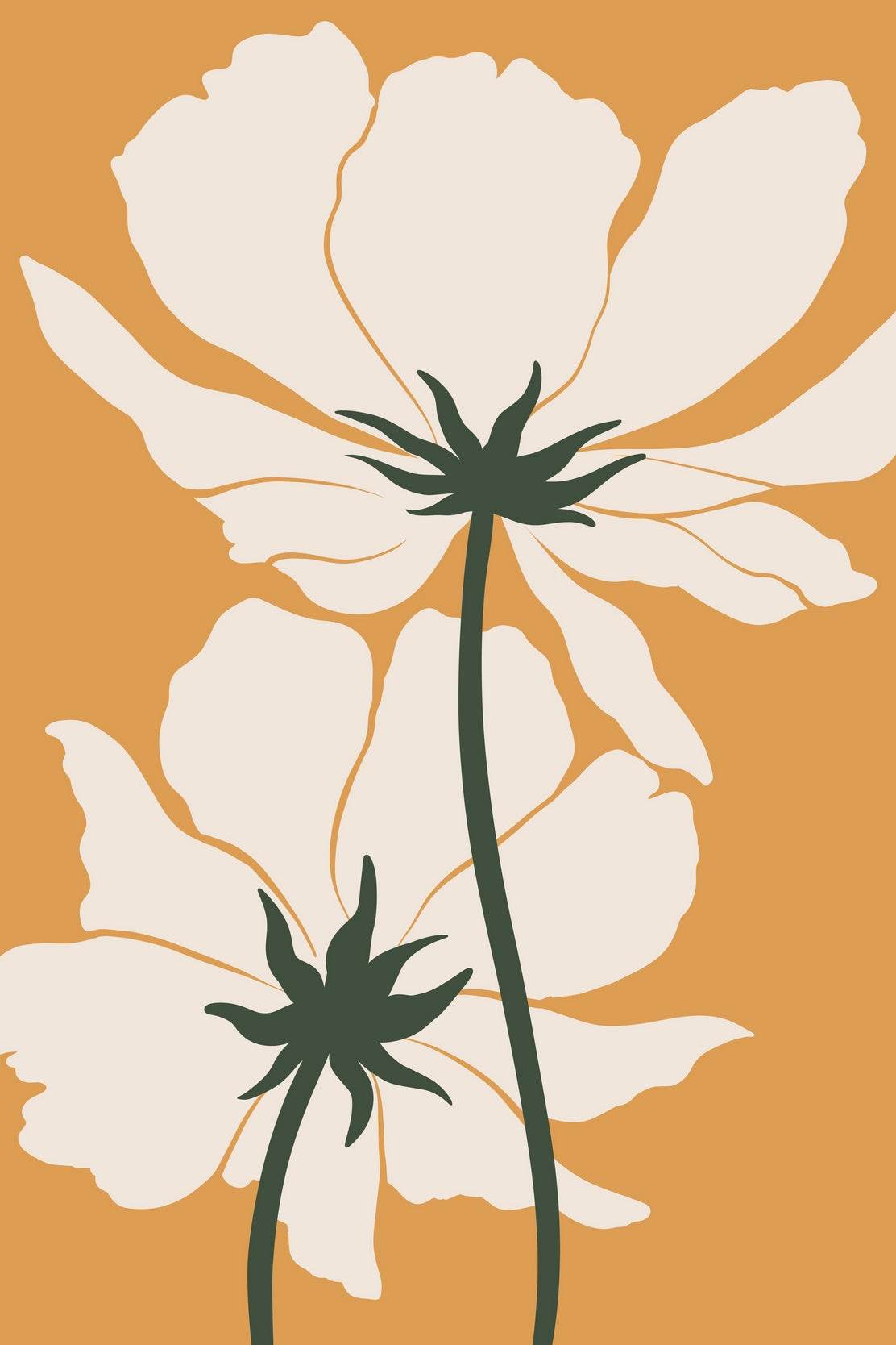 Beautiful Poppy Flowers Wall Art - beink online art store