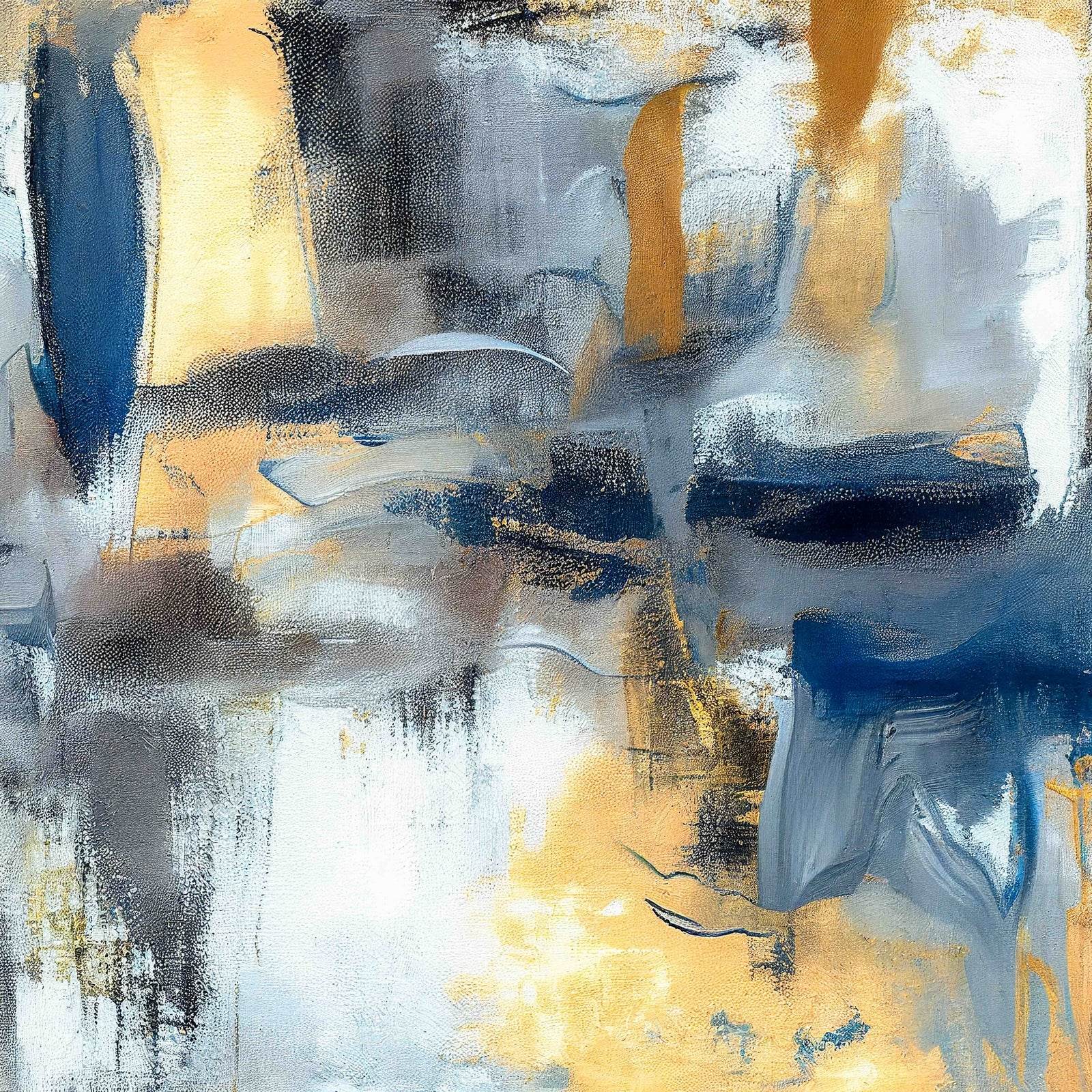 Modern Brush Strokes Abstract Wall Art - beink online art store