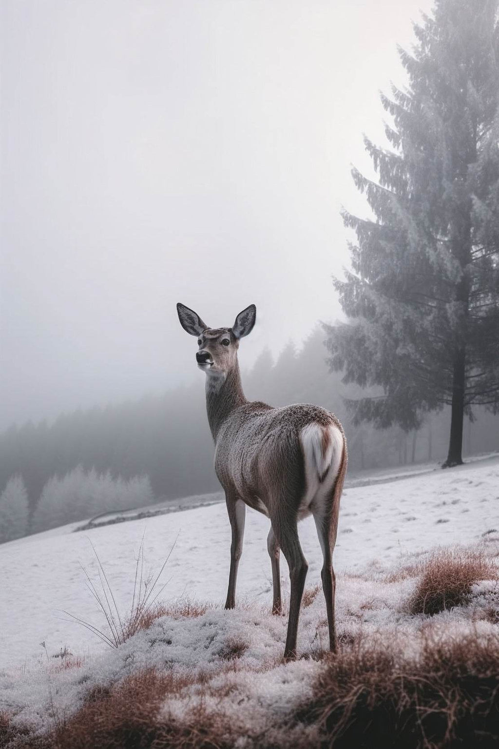 Red Deer Animal Wall Art - beink online art store
