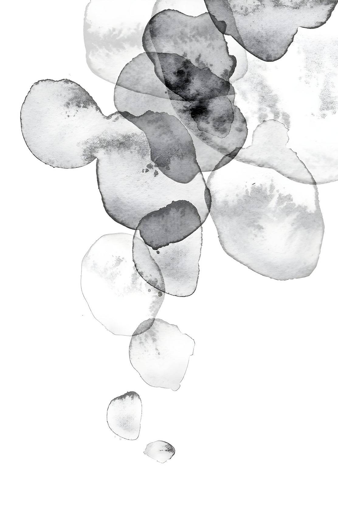 Watercolor Ocean Currents Modern Wall Art - beink online art store