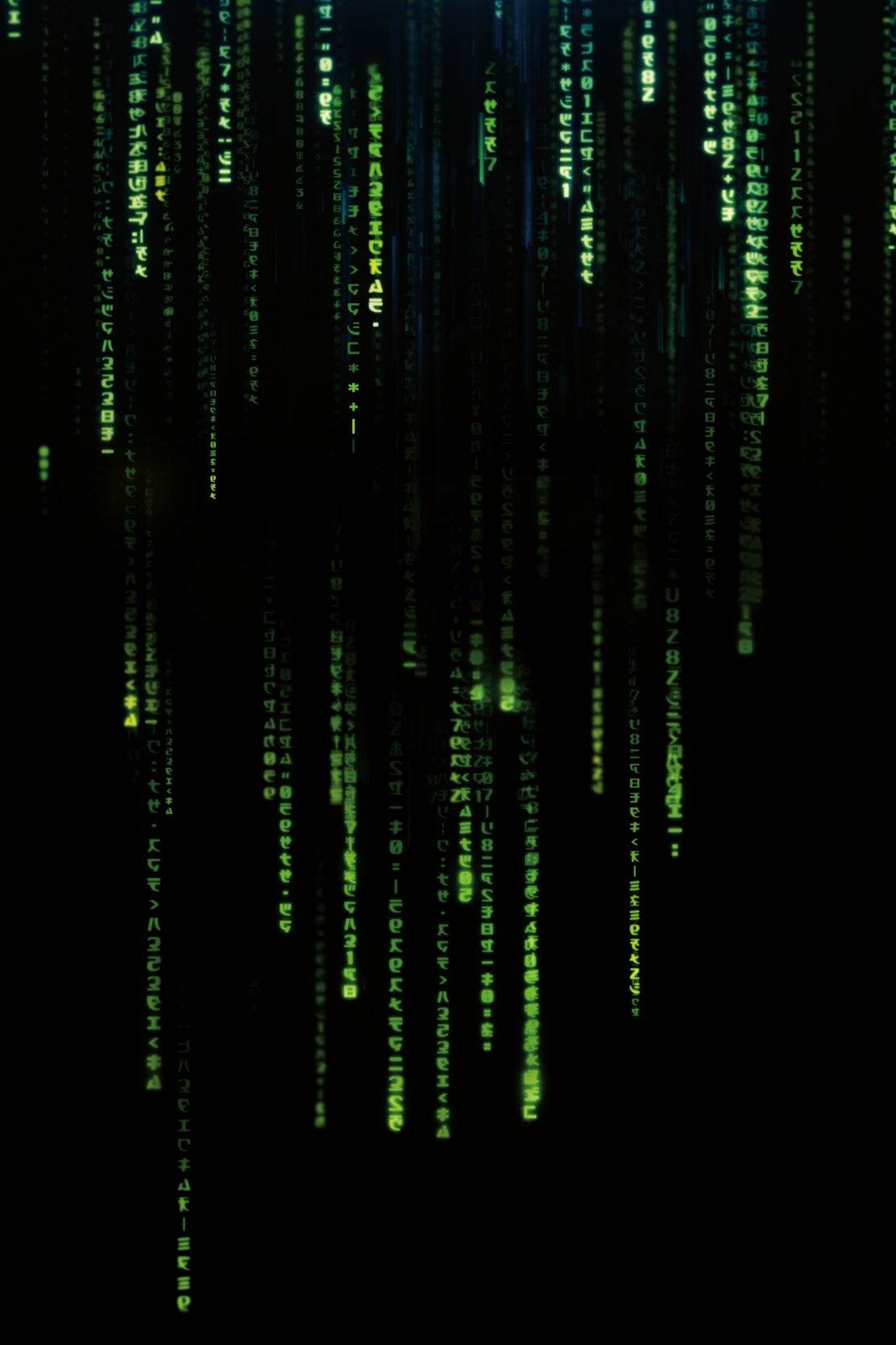 THE MATRIX Green Code Wall Art - beink online art store