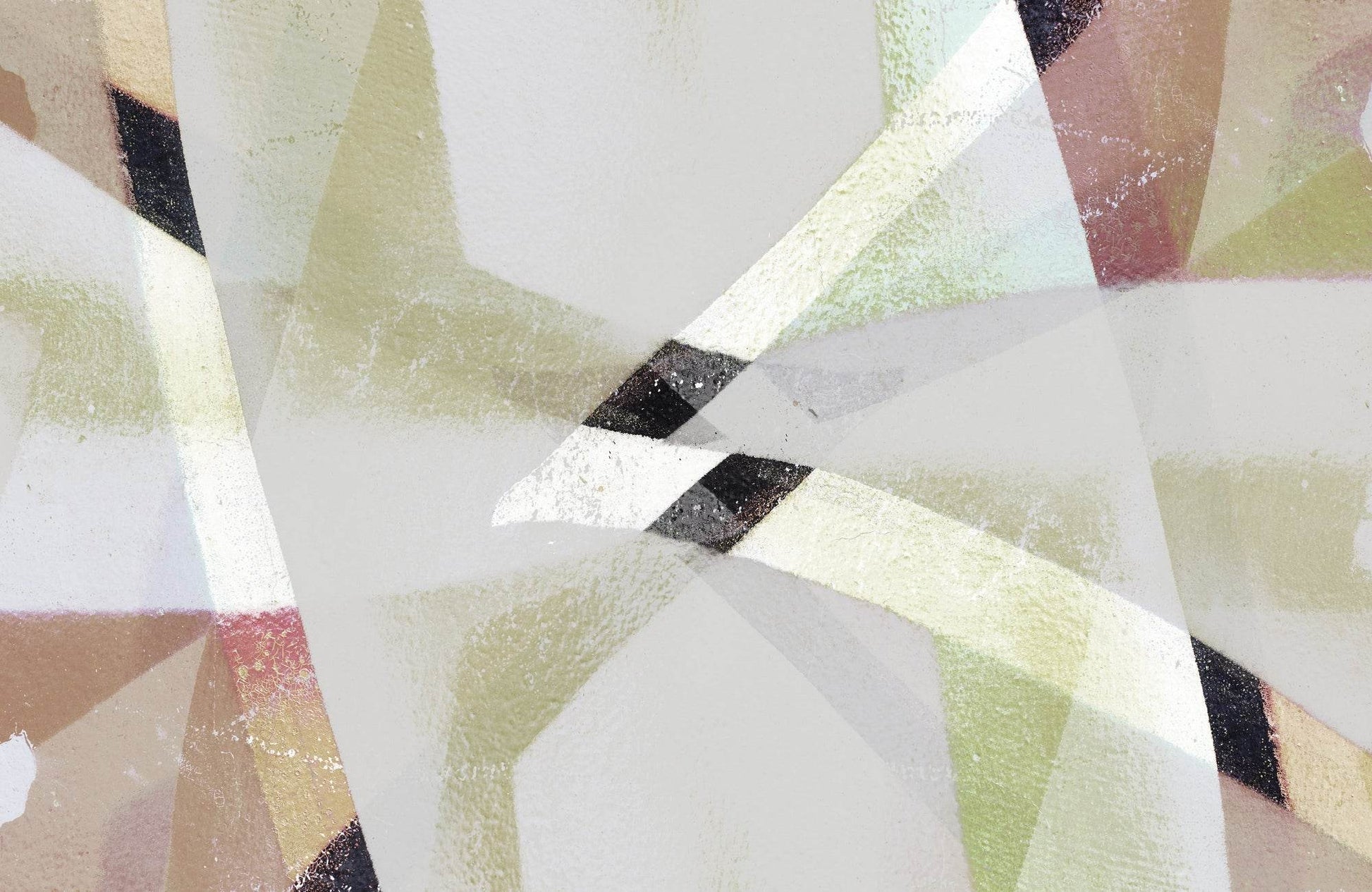 Geometric Patchwork Abstract Wall Art - beink online art store