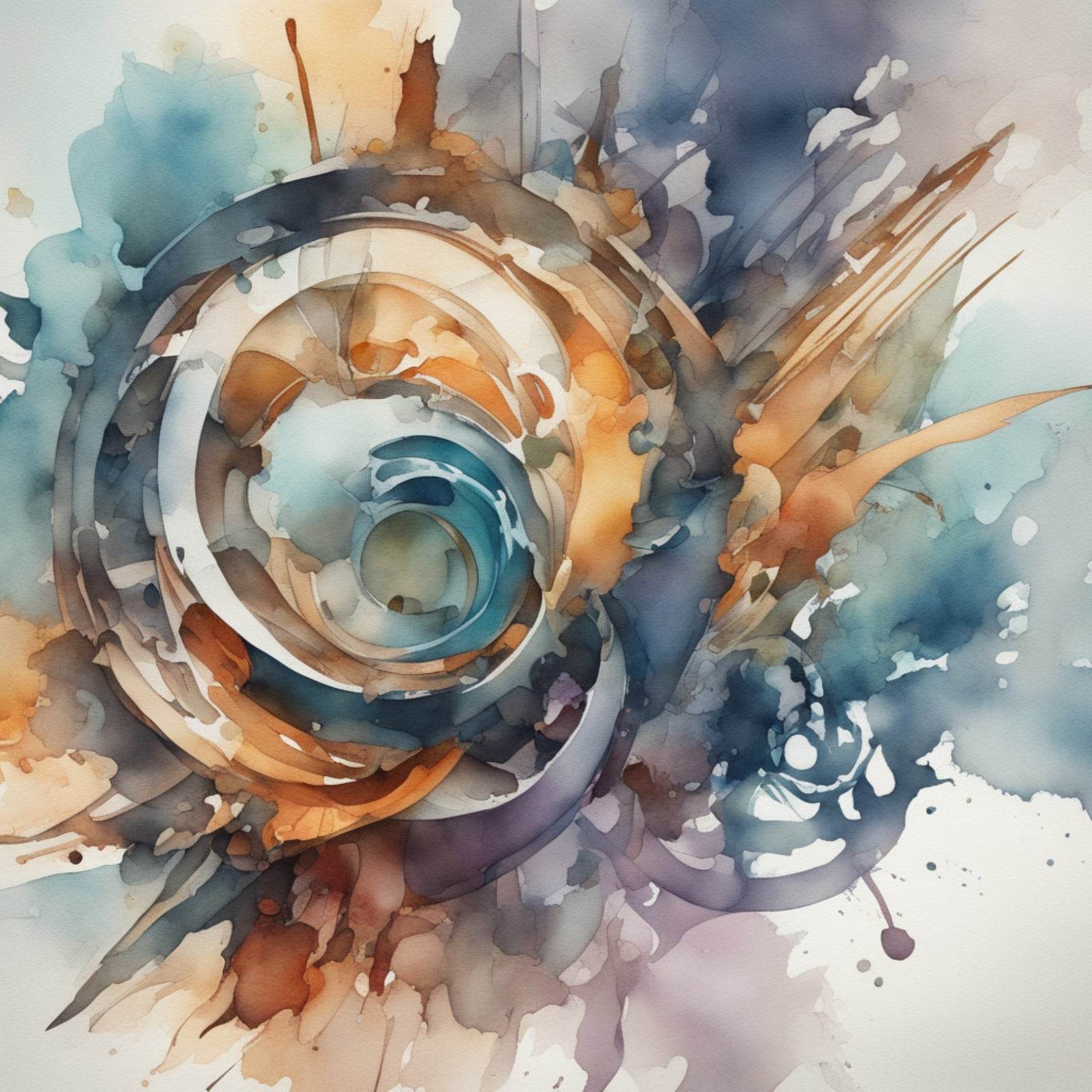 Color Splash Abstract Wall Art - beink online art store