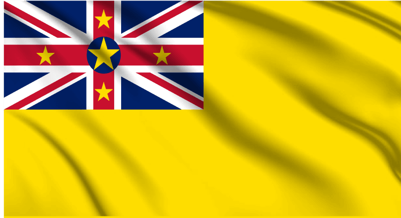 Niue National Flag Wall Art - beink online art store