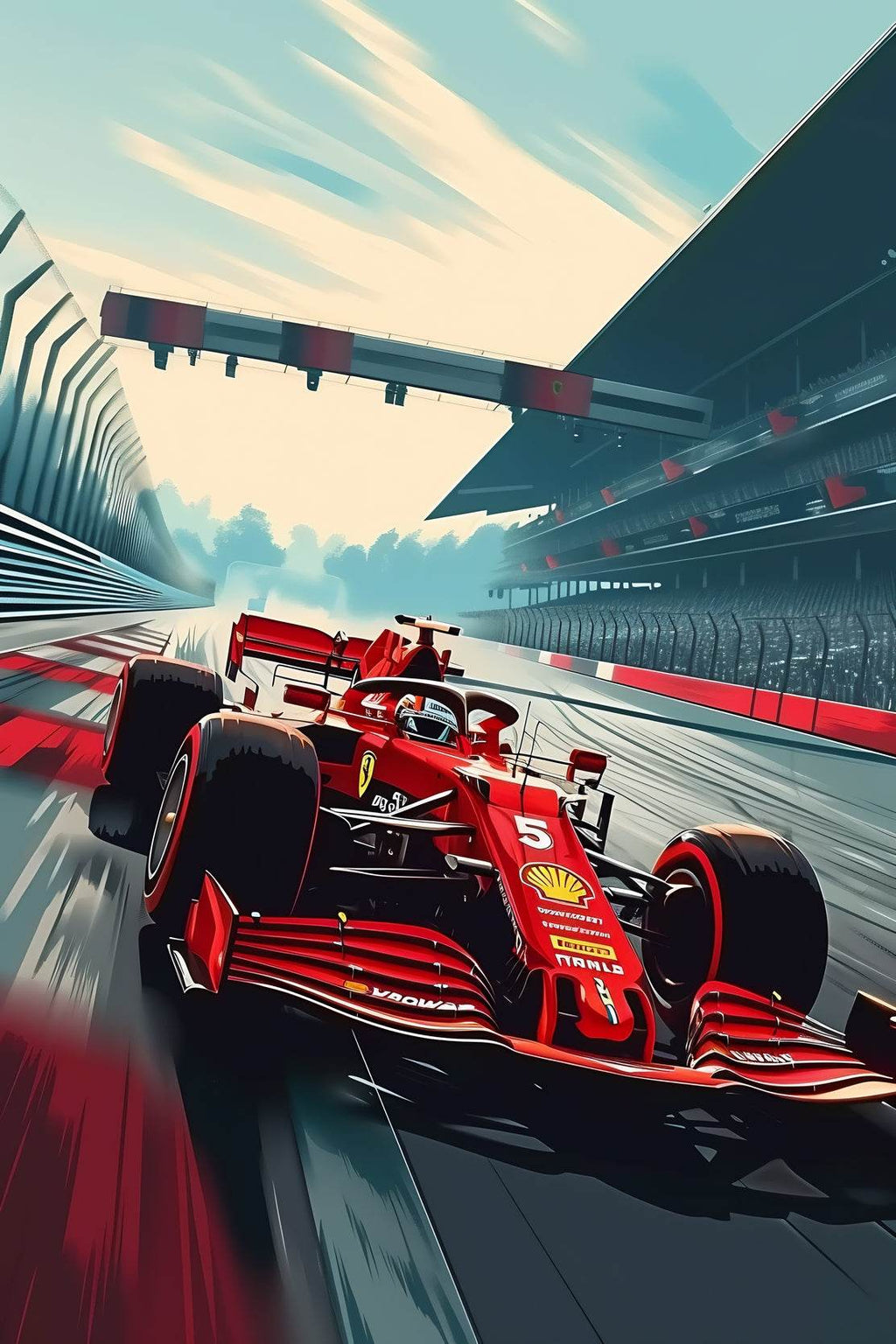 Formula 1 Rally Modern Wall Art - beink online art store