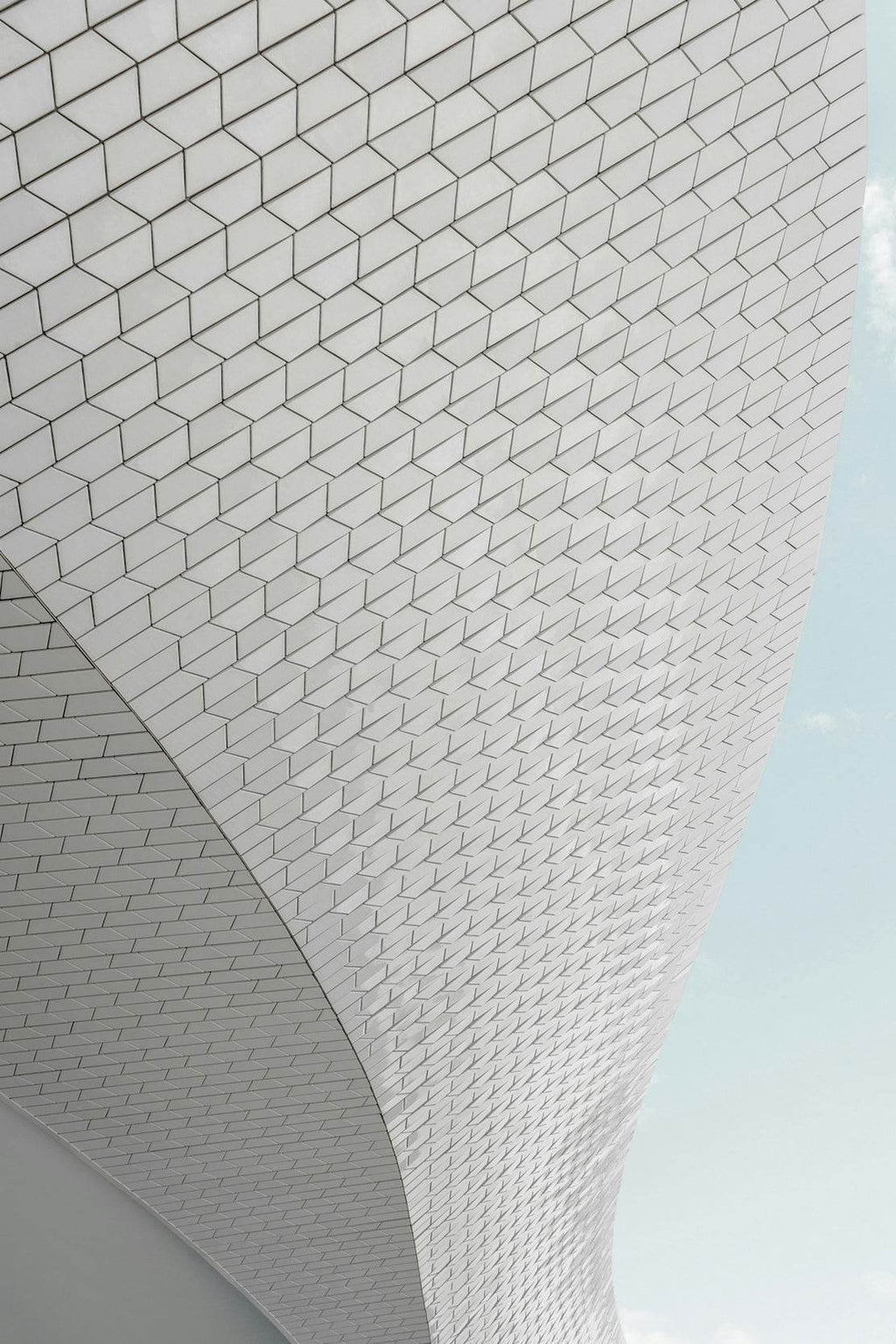 Building Bottom Curved View Abstract Wall Art - beink online art store