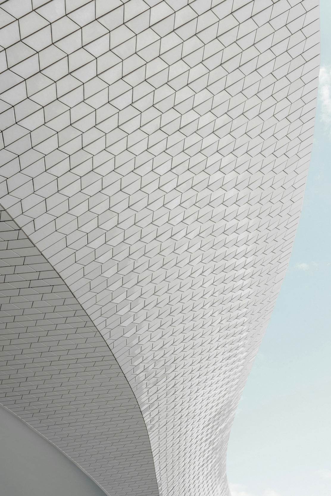 Building Bottom Curved View Abstract Wall Art - beink online art store