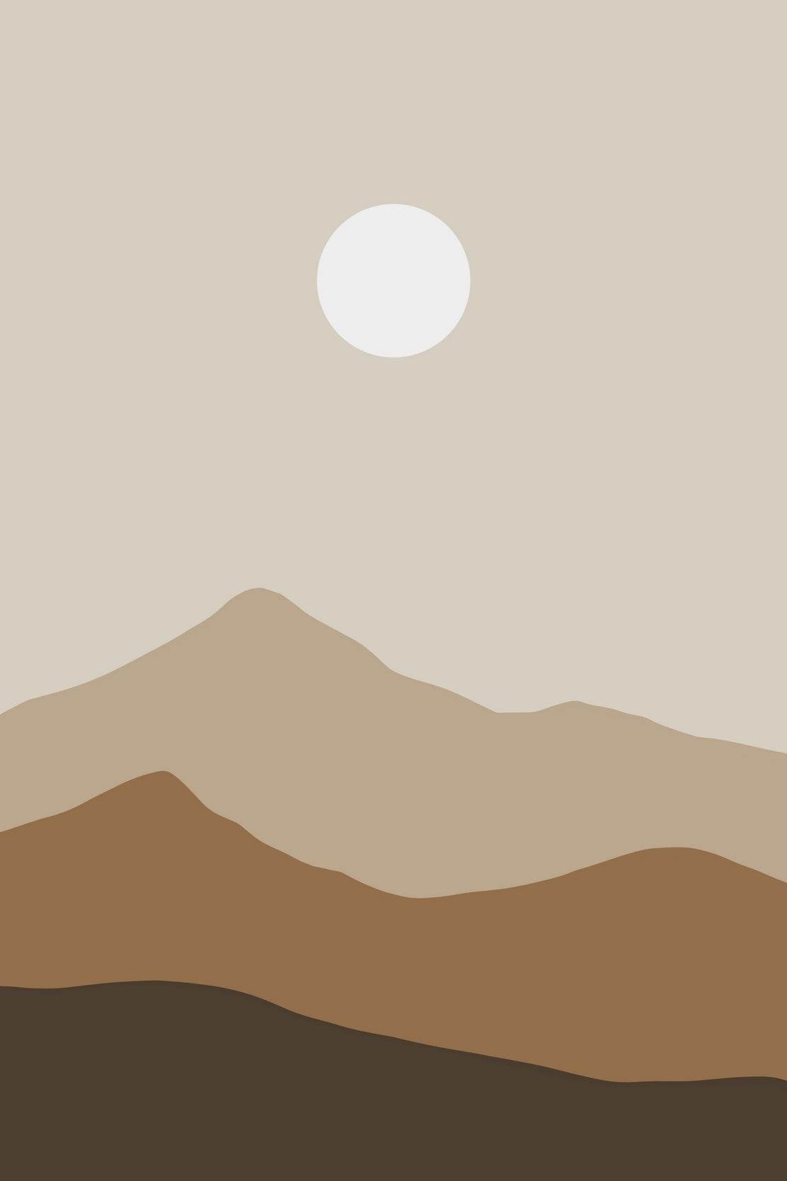 Abstract Mountain Painting ArtWork - beink online art store