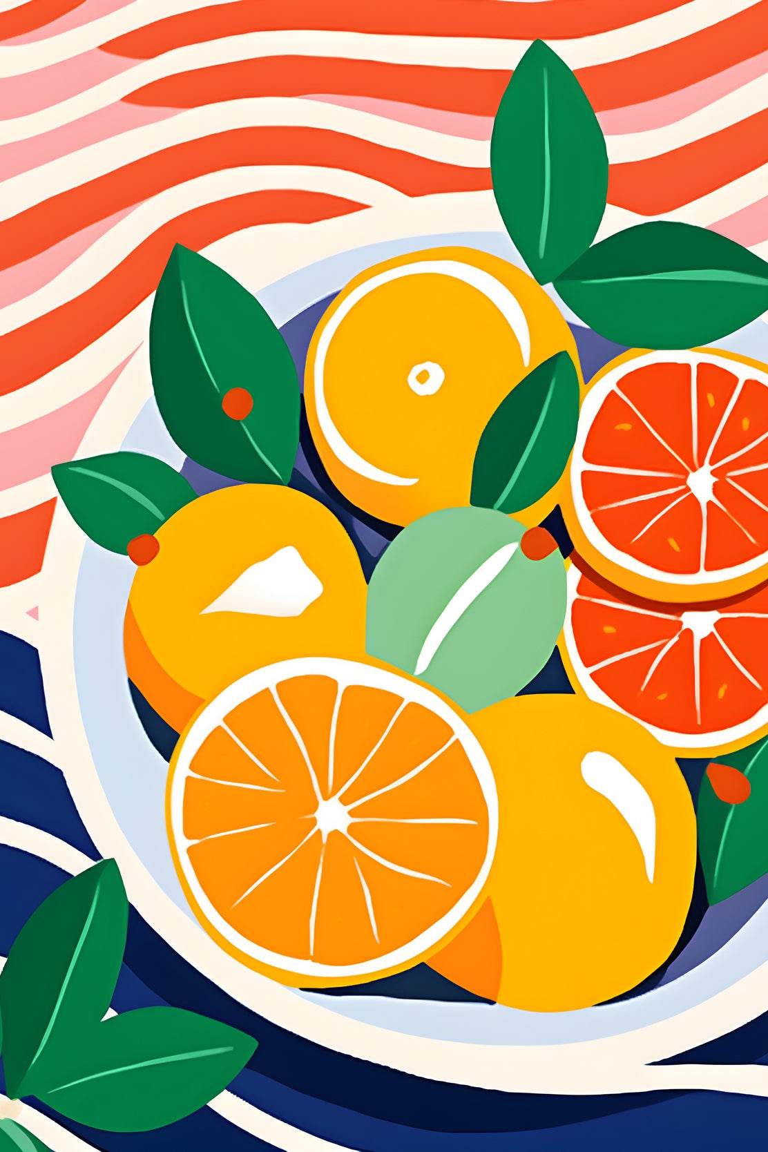 Red And Yellow Orange Painting - beink online art store
