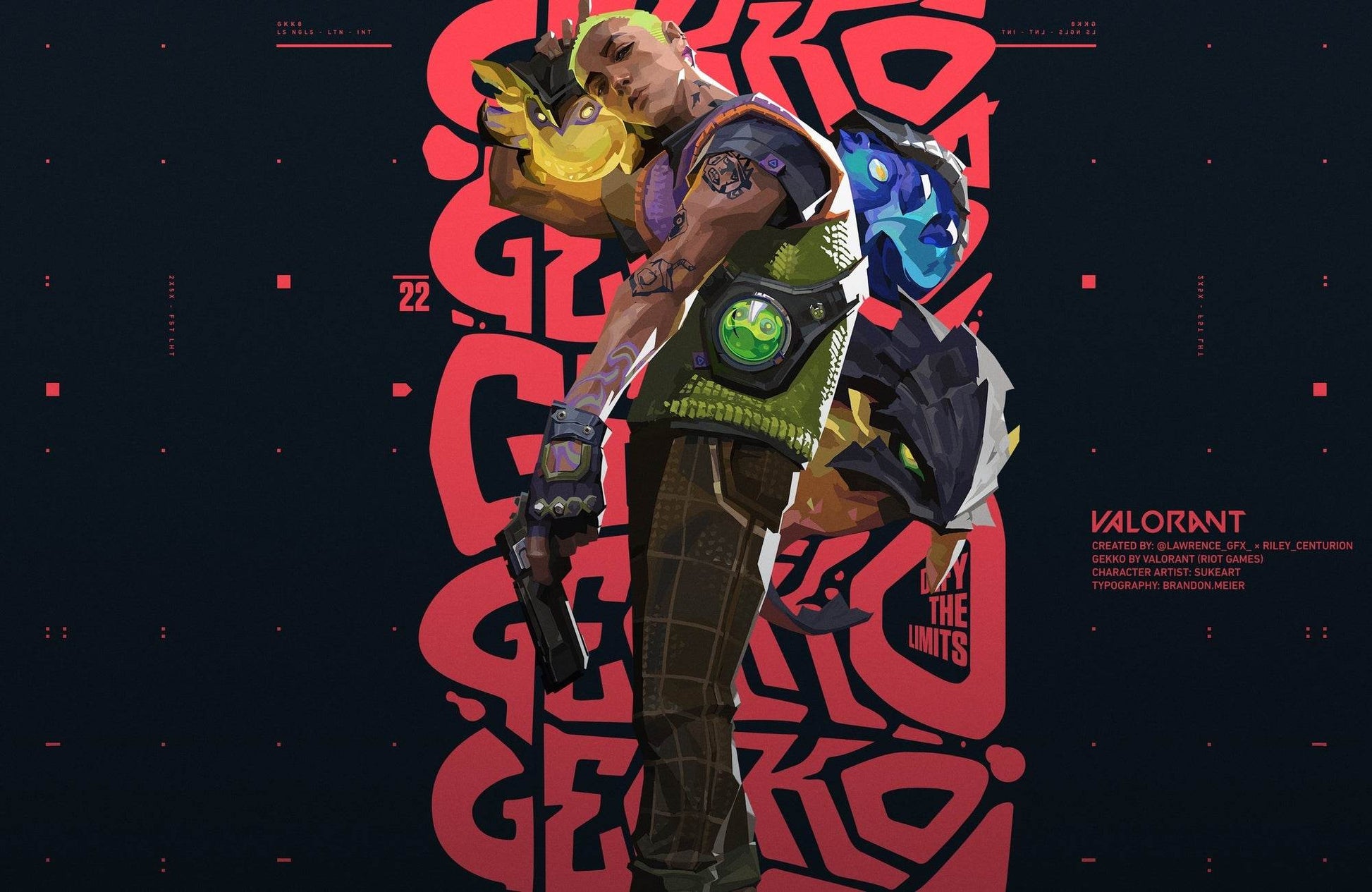 Gekko Valorent Gaming Wall Art - beink online art store